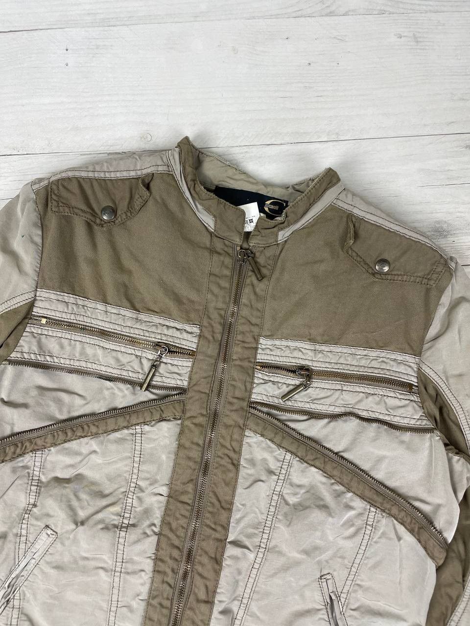 Just Cavalli Vintage Just Cavalli Denim Jacket 90s Luxury Y2K Men Size 48 Size US M / EU 48-50 / 2 - 2 Thumbnail