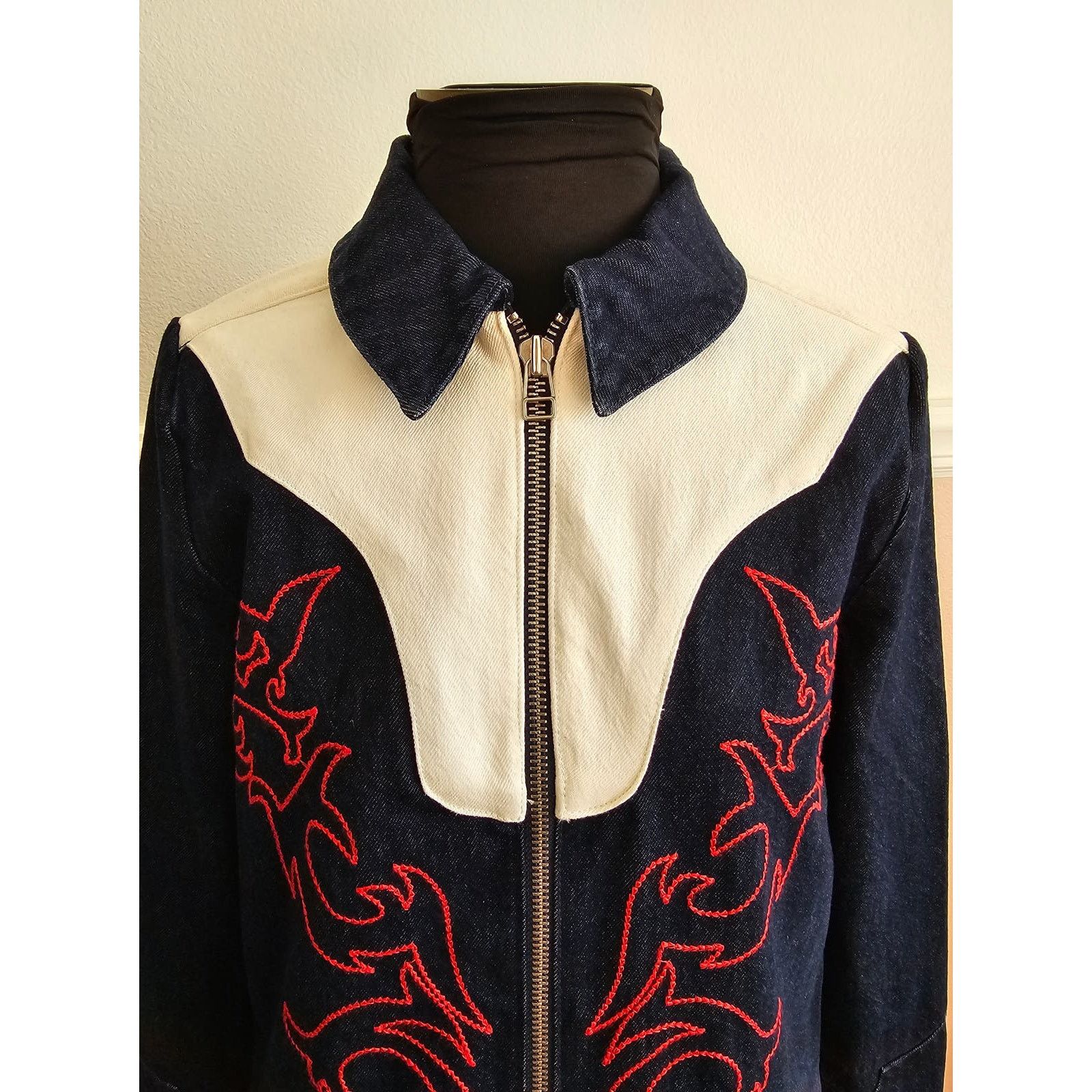 Levi's NWT Levi's Denim Empire Western Coat Long Jacket XS Size XS / US 0-2 / IT 36-38 - 8 Thumbnail