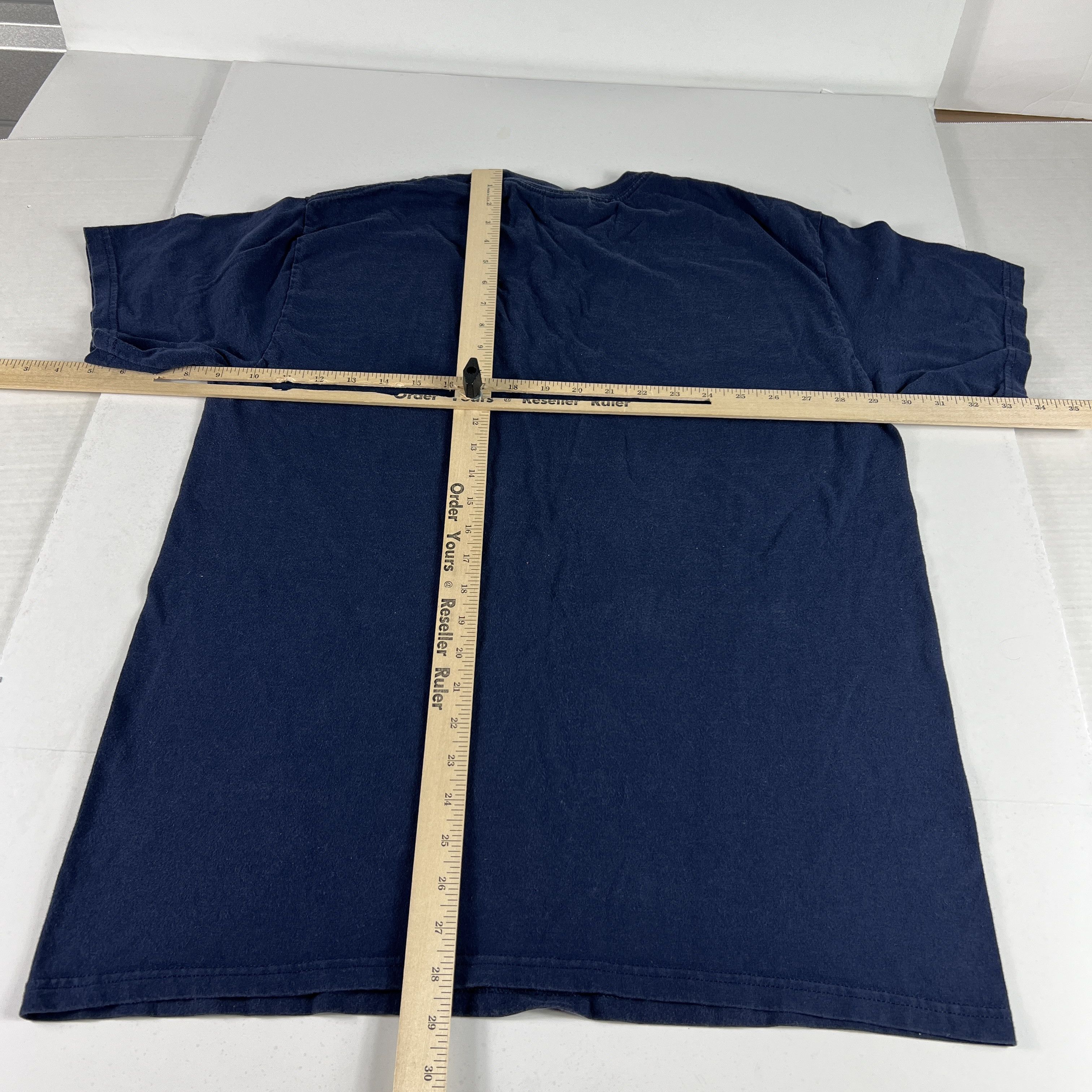 Nike × Vintage VTG Nike Just Do It Shirt Blue Faded Logo Short Sleeve Tee Size US M / EU 48-50 / 2 - 8 Thumbnail