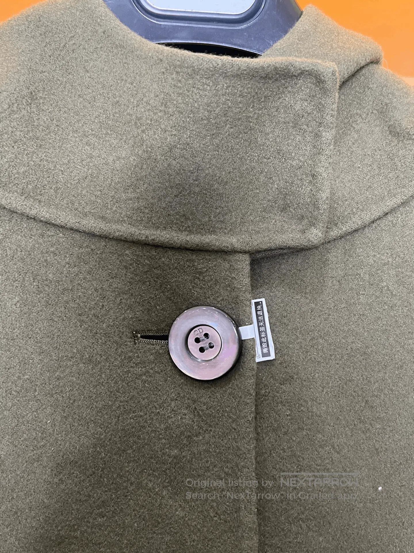 Dior Dior Dark Green Cashmere Hooded Coat. Size XXS / US 00 / IT 34 - 3 Thumbnail