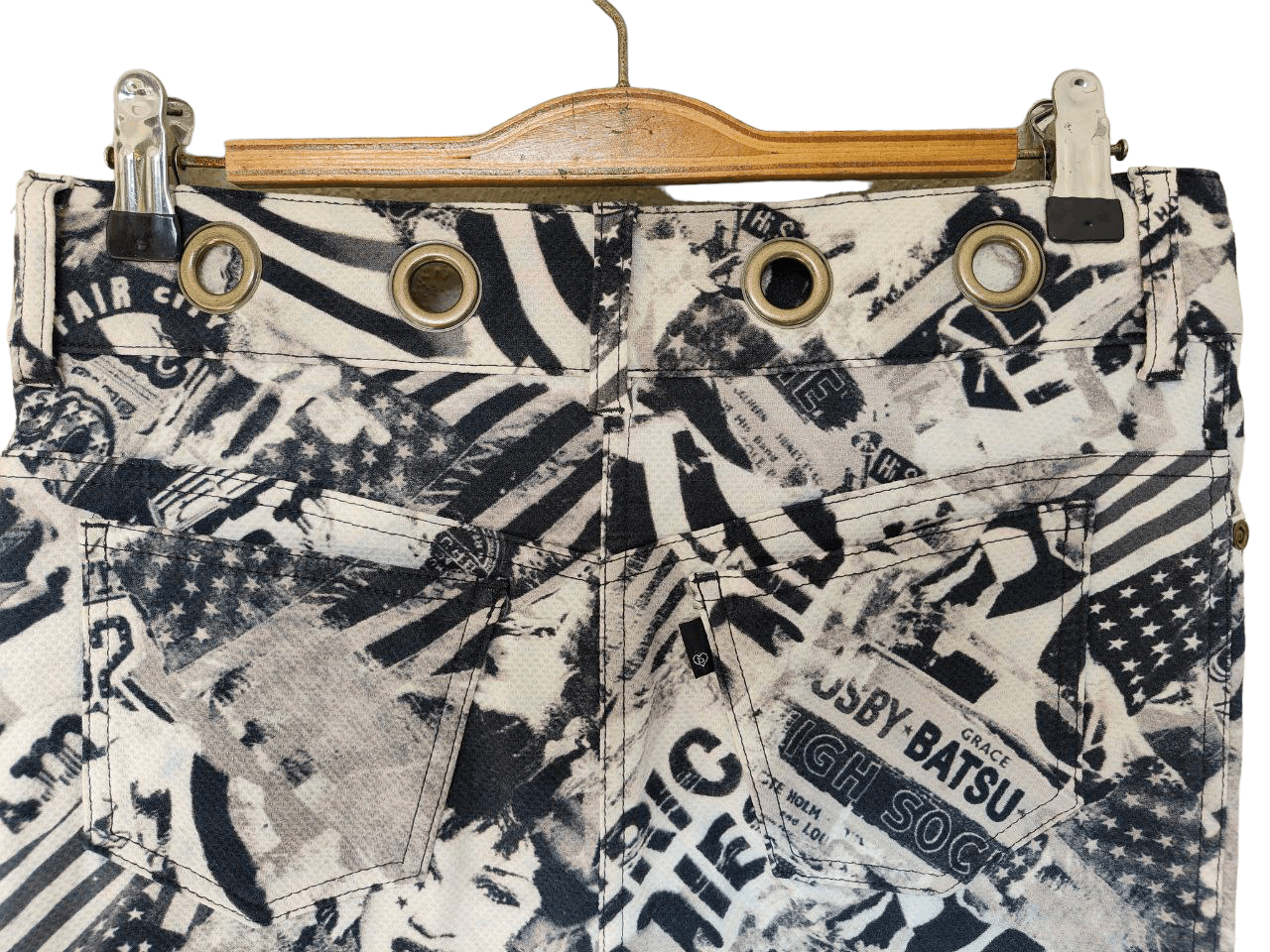 Beauty Beast Batsu Printed Skirt hysteric Size 29" - 2 Thumbnail
