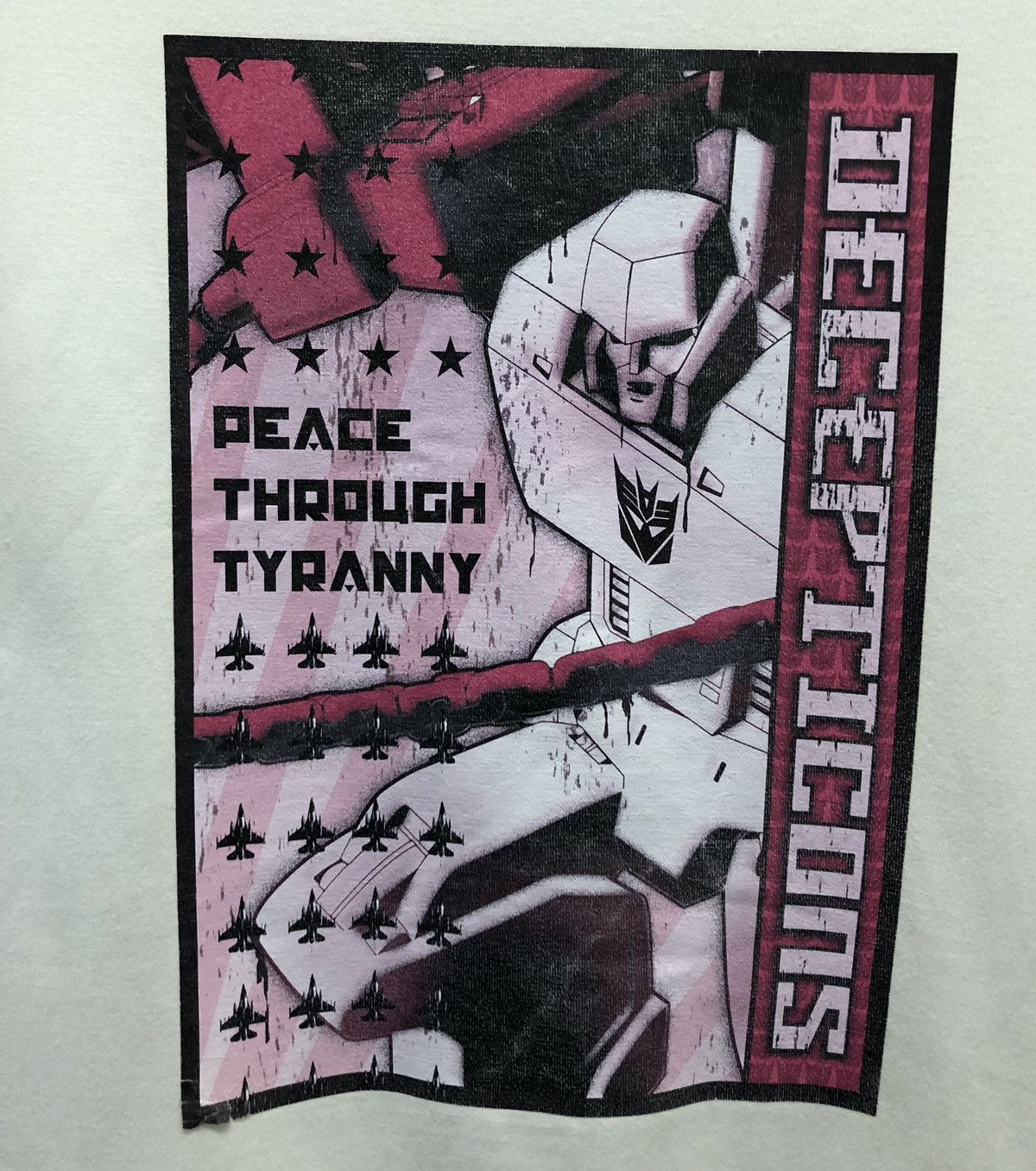 Transformers HLA Transformers Decepticons Peace Through Tyranny T-Shirt Size US M / EU 48-50 / 2 - 3 Thumbnail