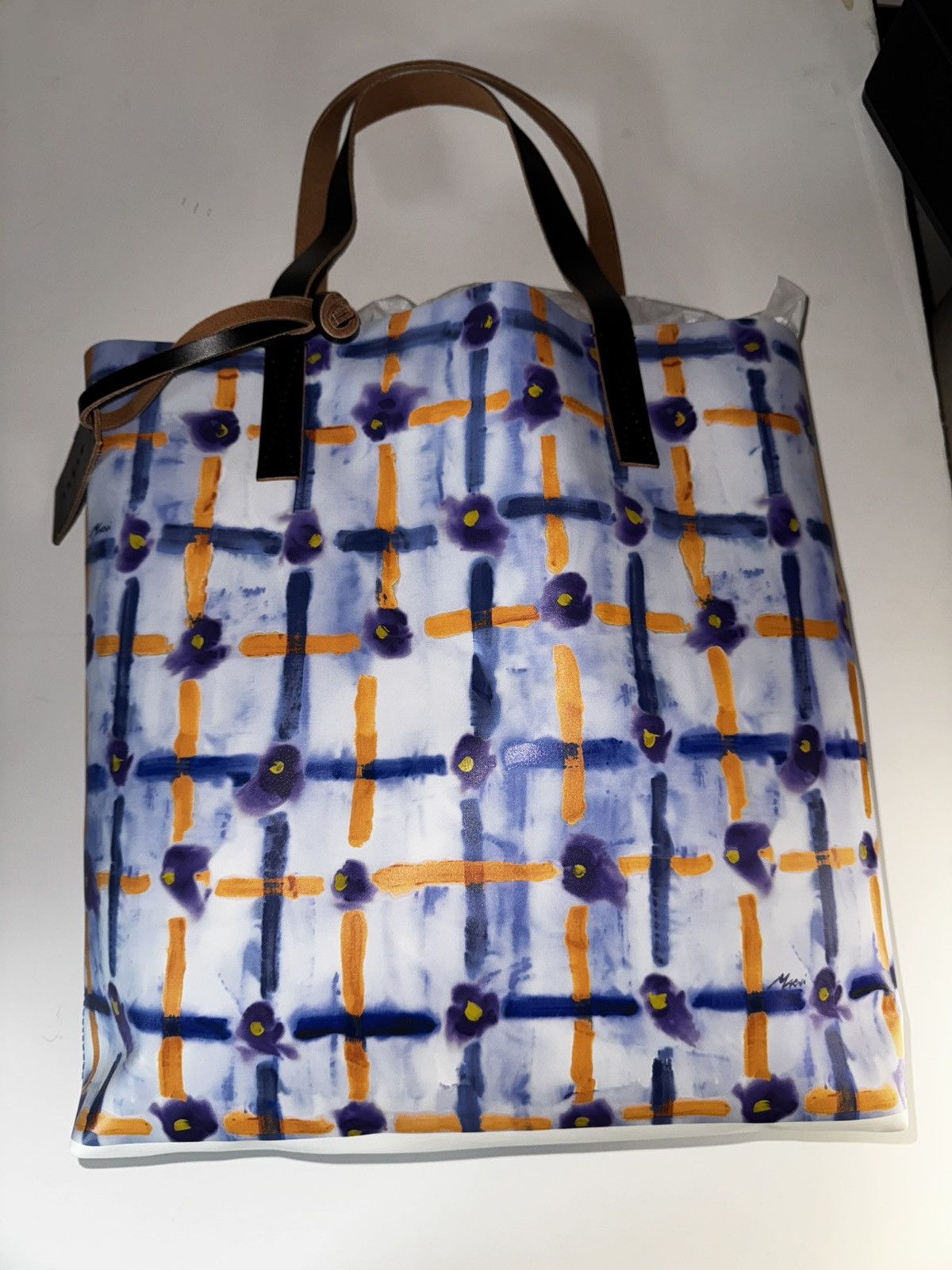 Marni MARNI shopping bag royal blue NEW Size ONE SIZE - 7 Thumbnail