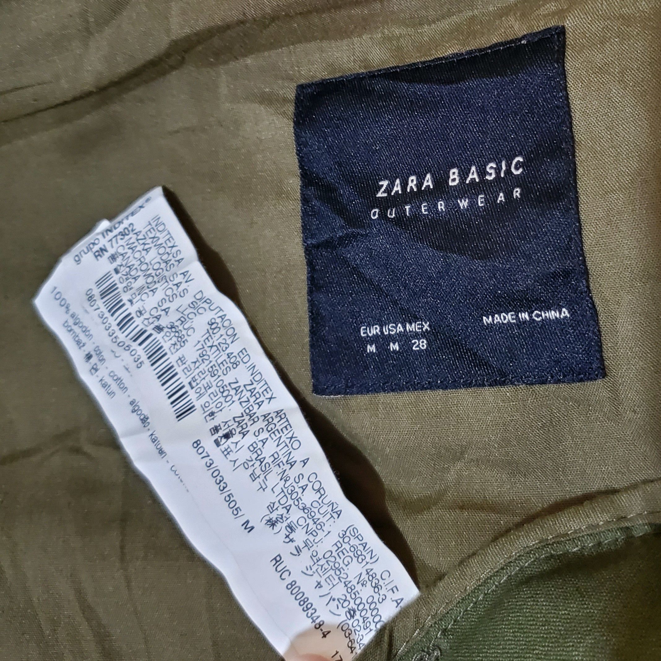 Zara Vintage ZARA BASIC Outer wear Flower Embroidered Mod Coat Size M / US 6-8 / IT 42-44 - 5 Thumbnail