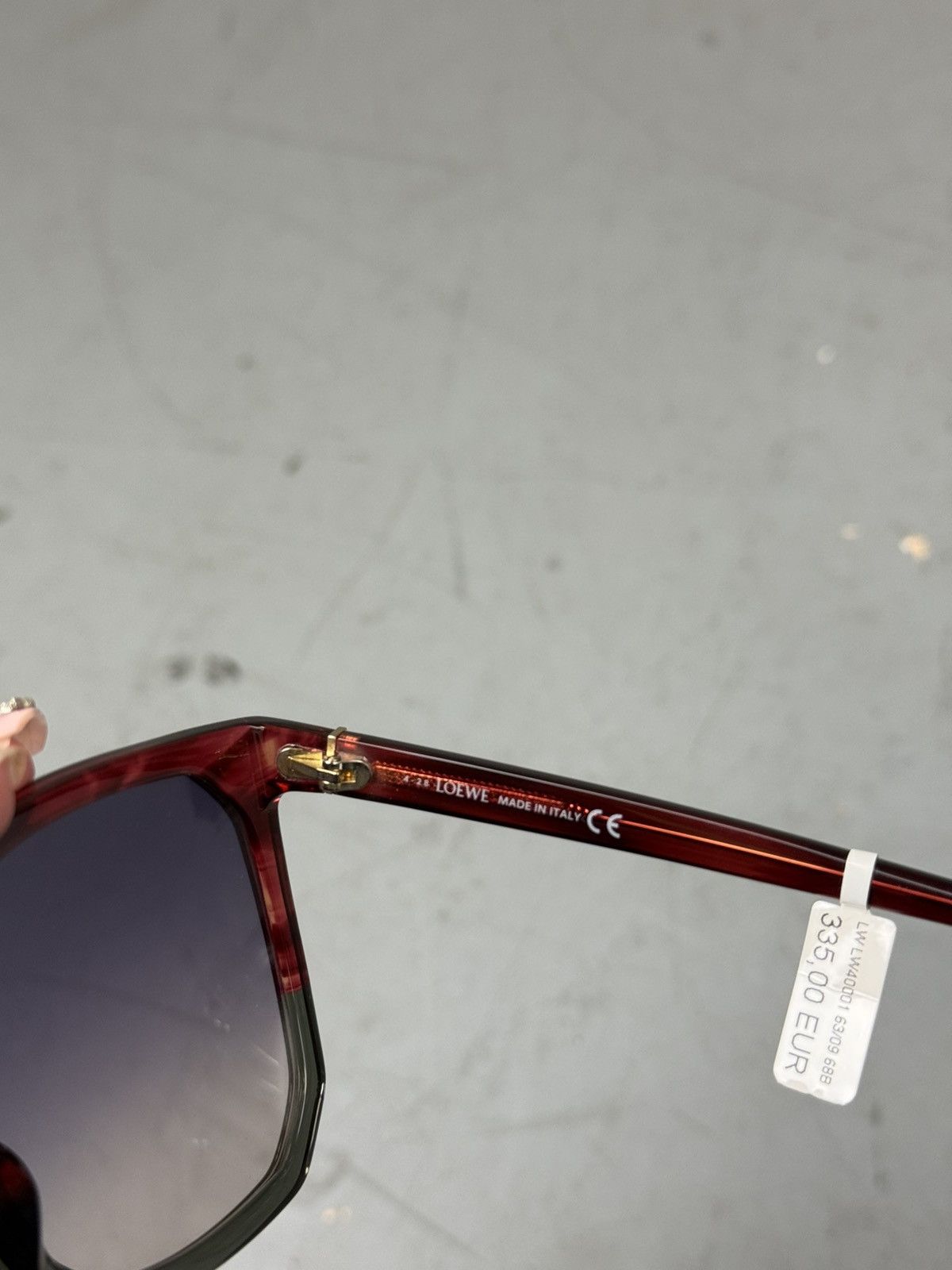 Loewe Loewe Big Glasses Red Sunglasses Size ONE SIZE - 5 Thumbnail