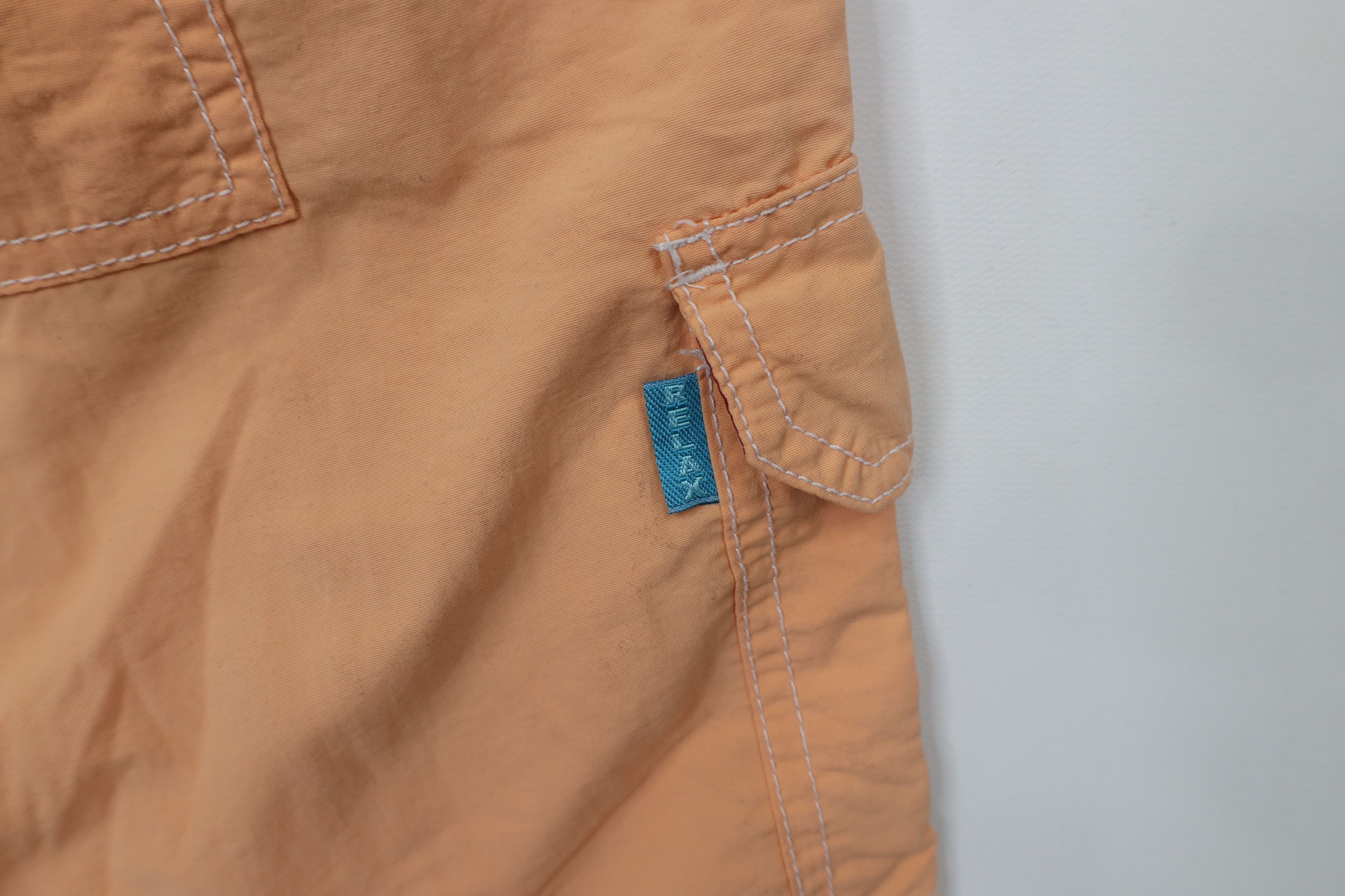 Tommy Bahama × Vintage Tommy Bahama Relax Sun Faded Lined Shorts Swim Trunks Salmon Size US 34 / EU 50 - 9 Thumbnail