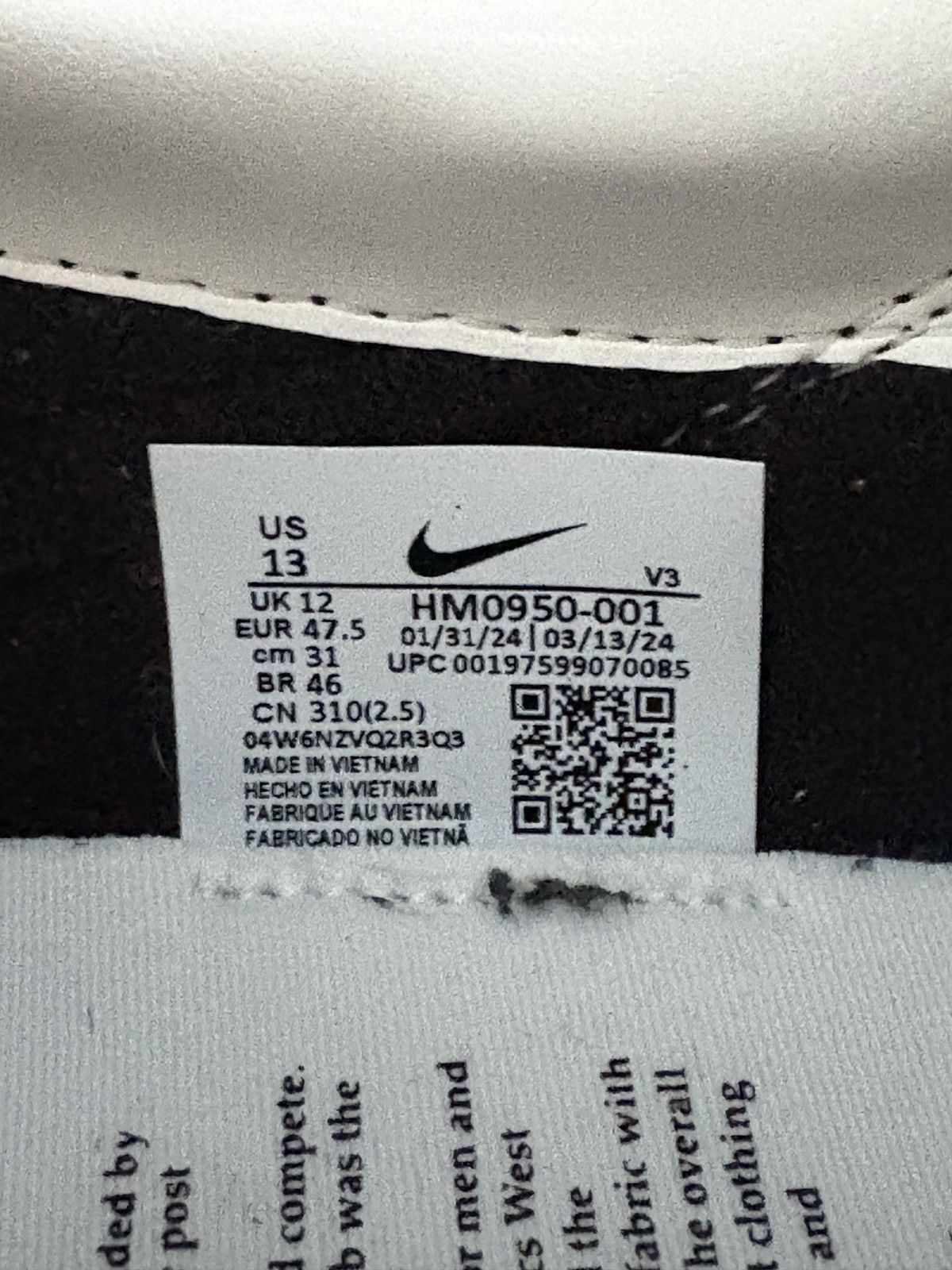 Nike LD-1000 black/sail-sesame Size US 13 / EU 46 - 6 Thumbnail