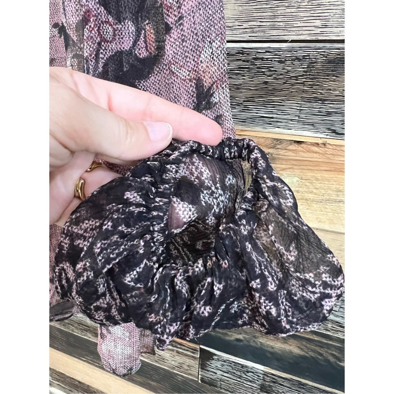 KOBI HALPERIN Kobi Halperin Floral Print long Sleeve silk Blouse Sz S Size S / US 4 / IT 40 - 6 Thumbnail