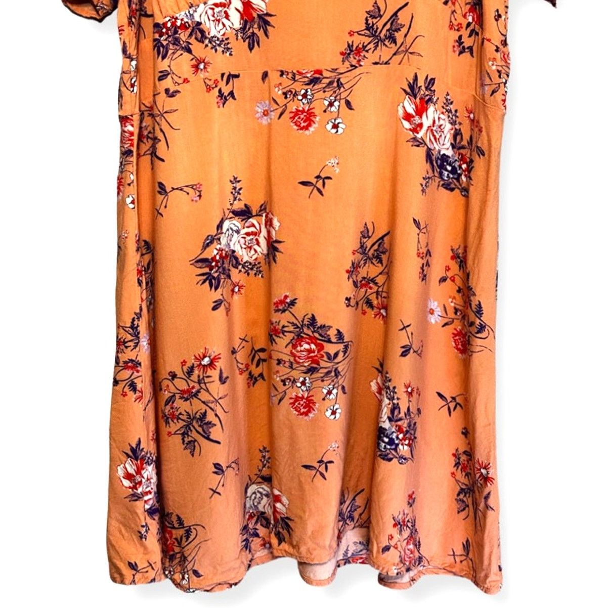 Other Abound Skater Dress Floral Short Sleeve Multicolor L NWOT Size L / US 10 / IT 46 - 5 Thumbnail
