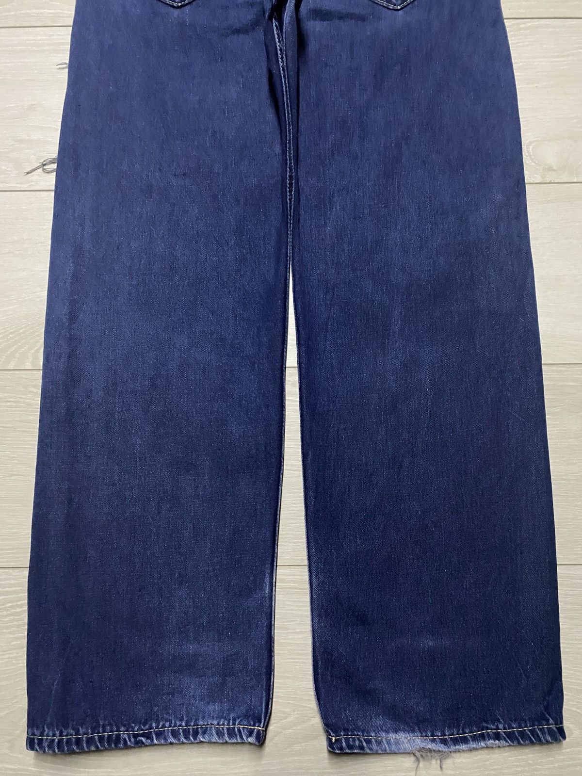 Levi's Levis 902 Blue Wash Ripped Baggy Jeans Size US 31 - 6 Thumbnail