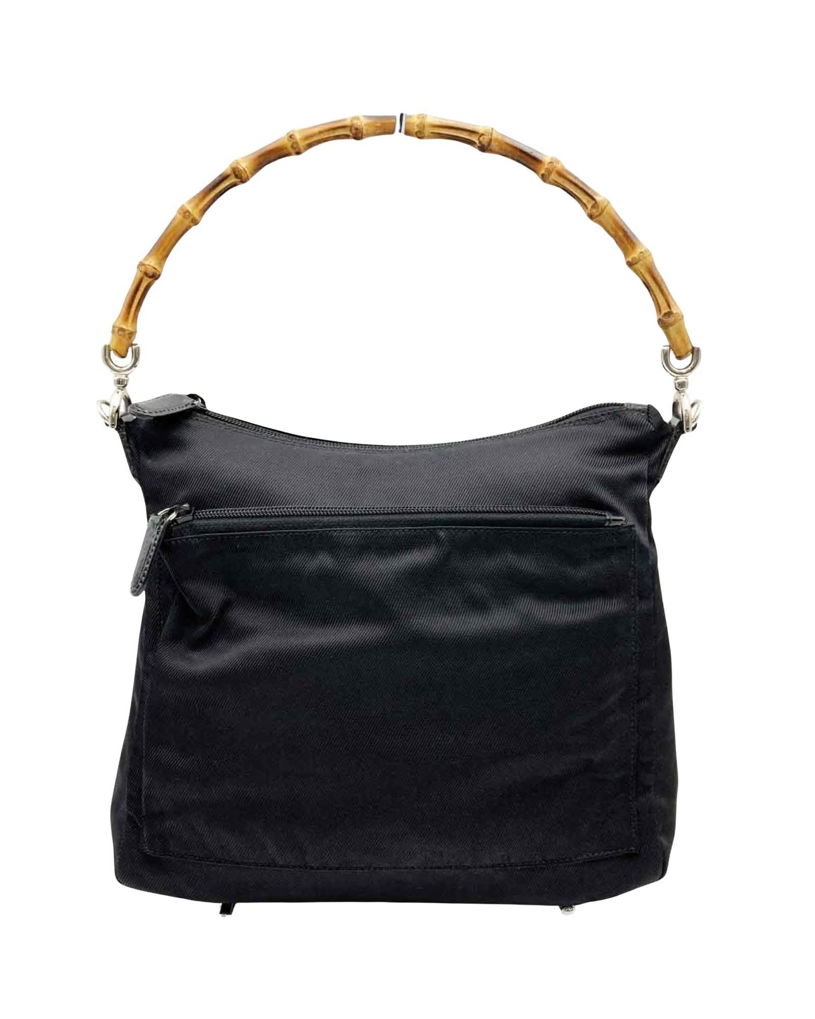image of Gucci Modern Black Synthetic Shoulder Bag, Women's