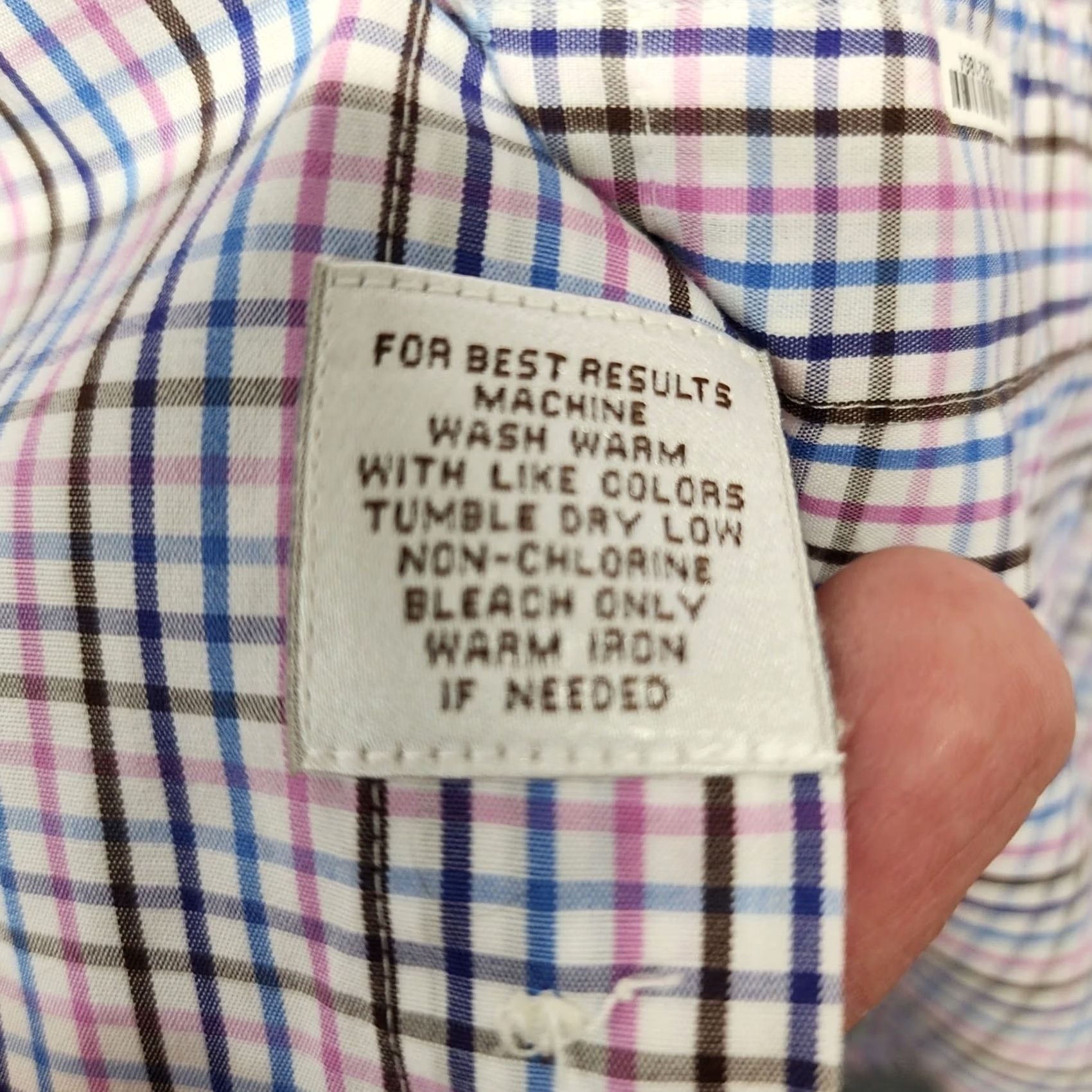 Peter Millar Peter Millar Shirt Mens 16 Regular Multicolor Plaid Long Sleeve Button Up Cotton Mens Dress Shirt Size US L / EU 52-54 / 3 - 4 Thumbnail