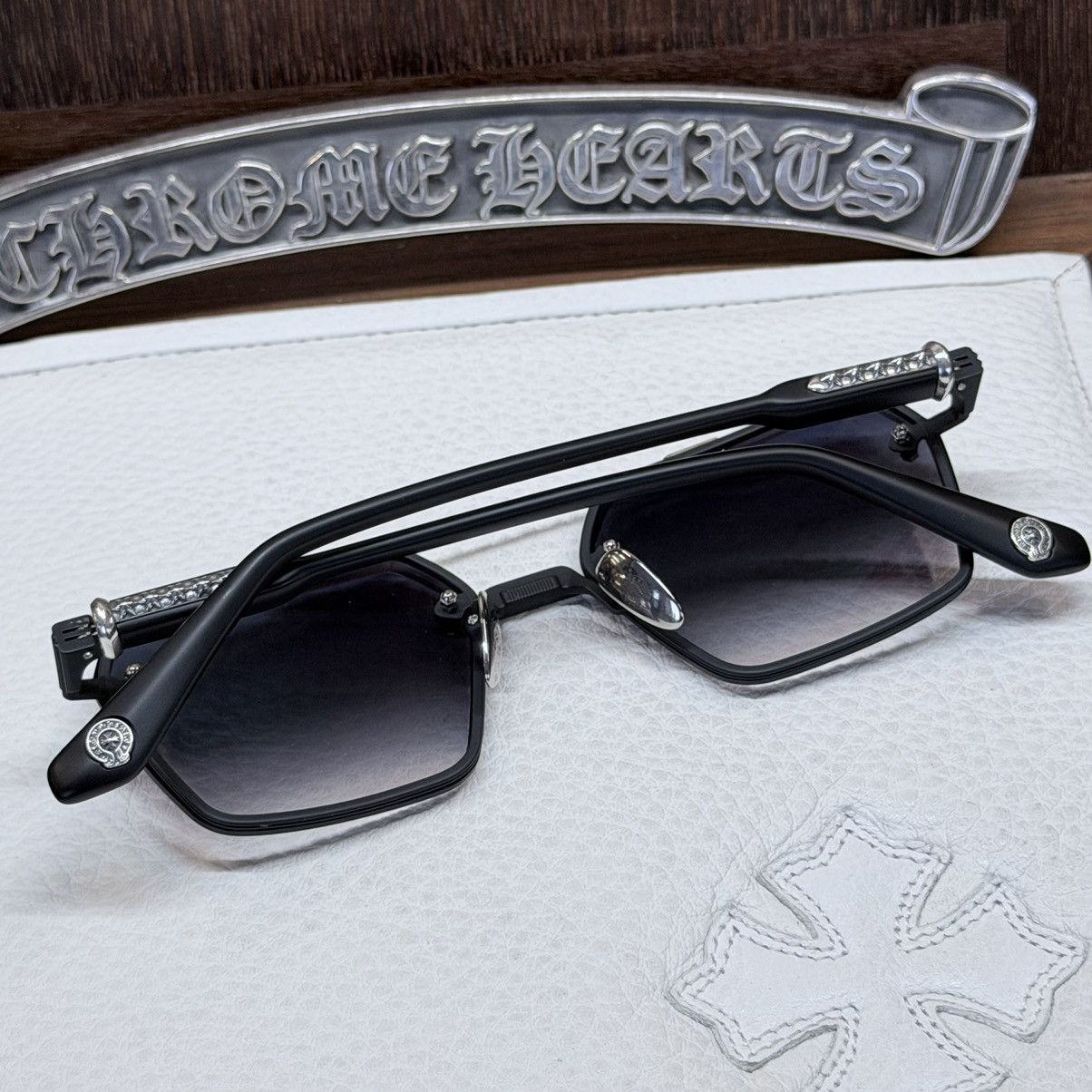 Chrome Hearts Chrome Hearts GITTERDUN 1/1 Sunglasses Size ONE SIZE - 2 Thumbnail