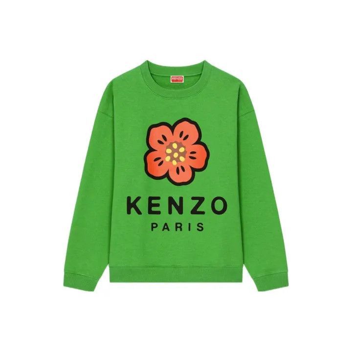 Kenzo Kenzo Floral Print Long Sleeve Sweatshirt -2507 Size L / US 10 / IT 46 - 1 Thumbnail