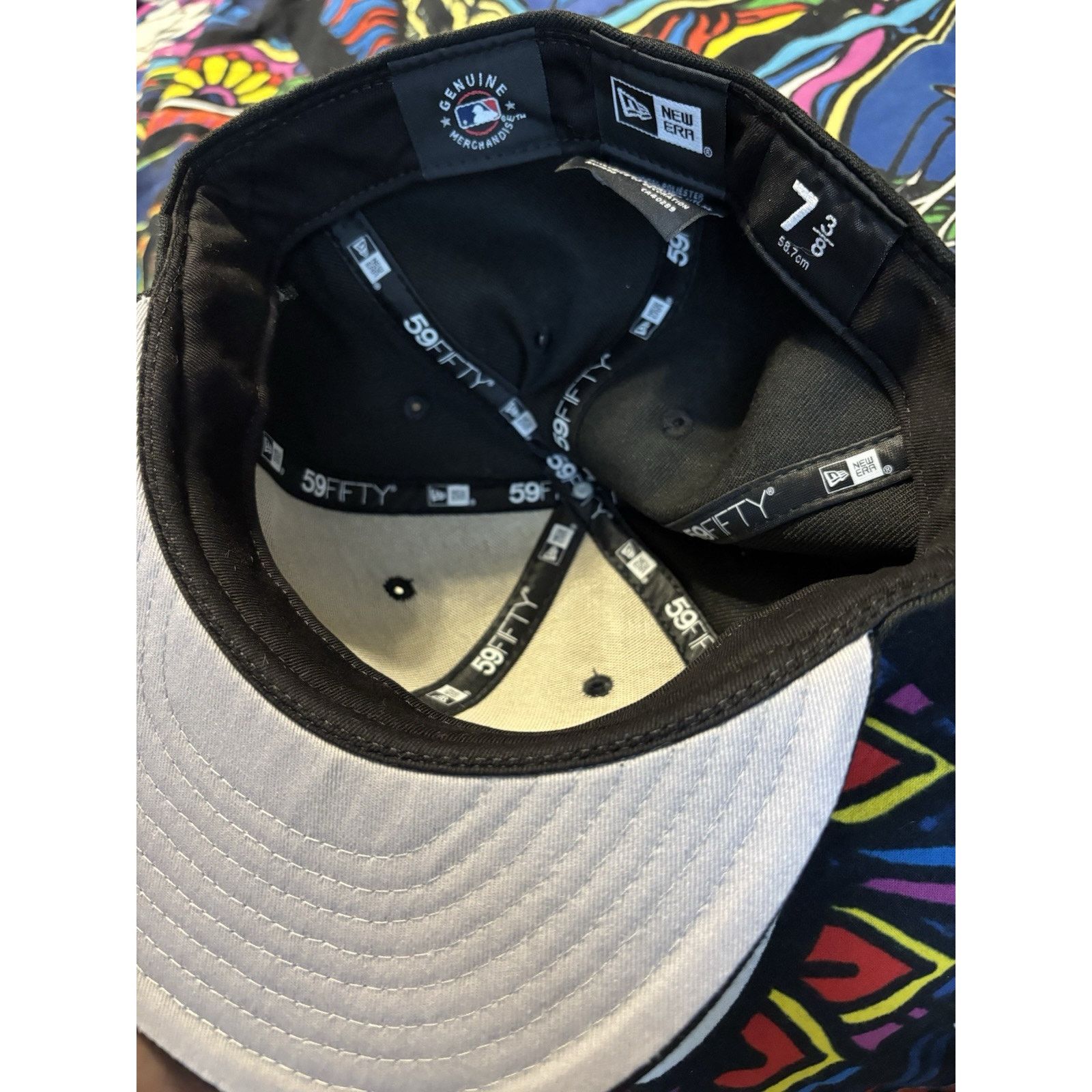 New Era New York Yankees MLB Hat flex fit 7 3/8 Size ONE SIZE - 8 Thumbnail