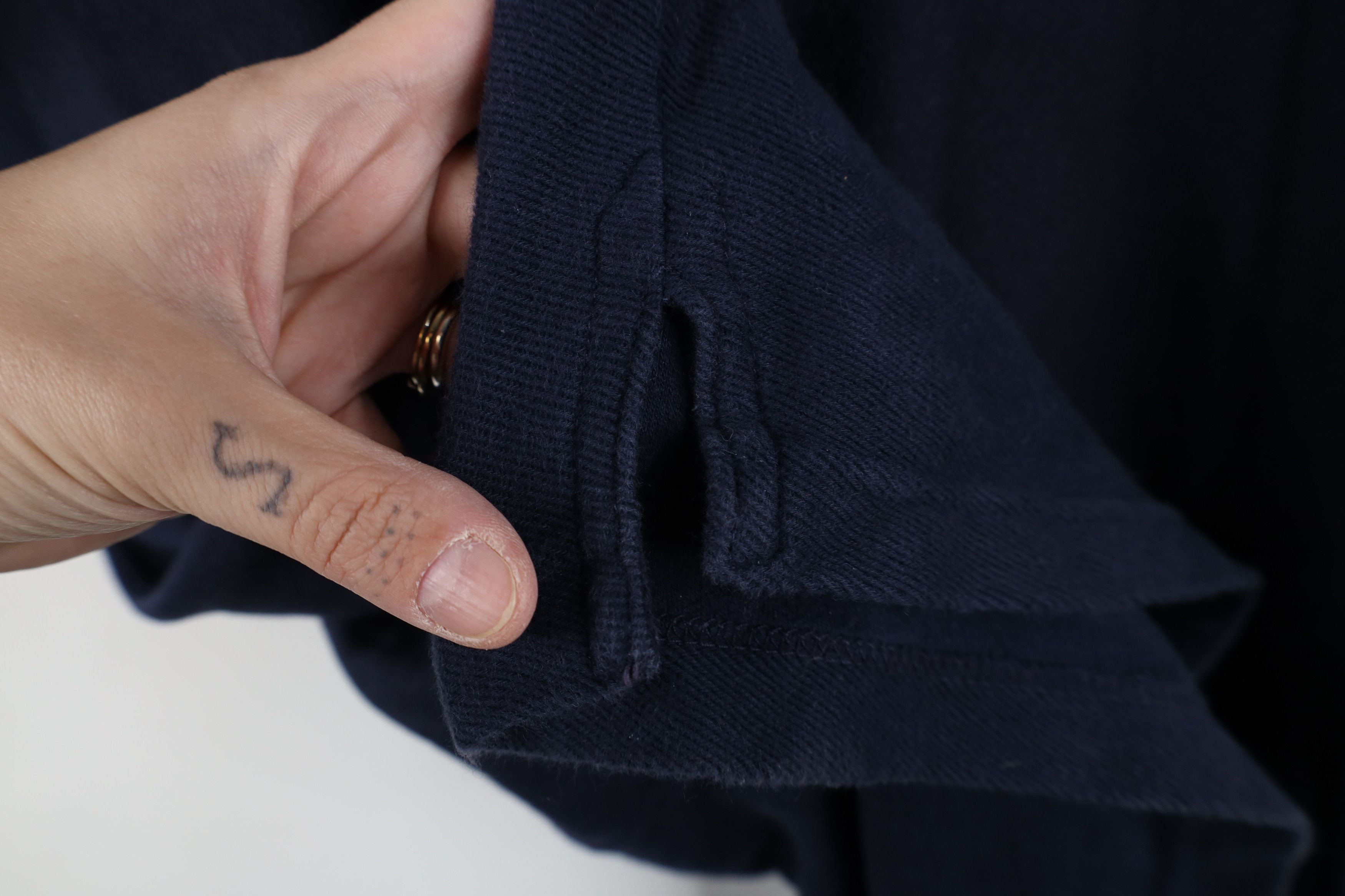 Ralph Lauren Vintage 90s Chaps Ralph Lauren Spell Out Baggy Fit Polo Blue Size US XL / EU 56 / 4 - 8 Thumbnail