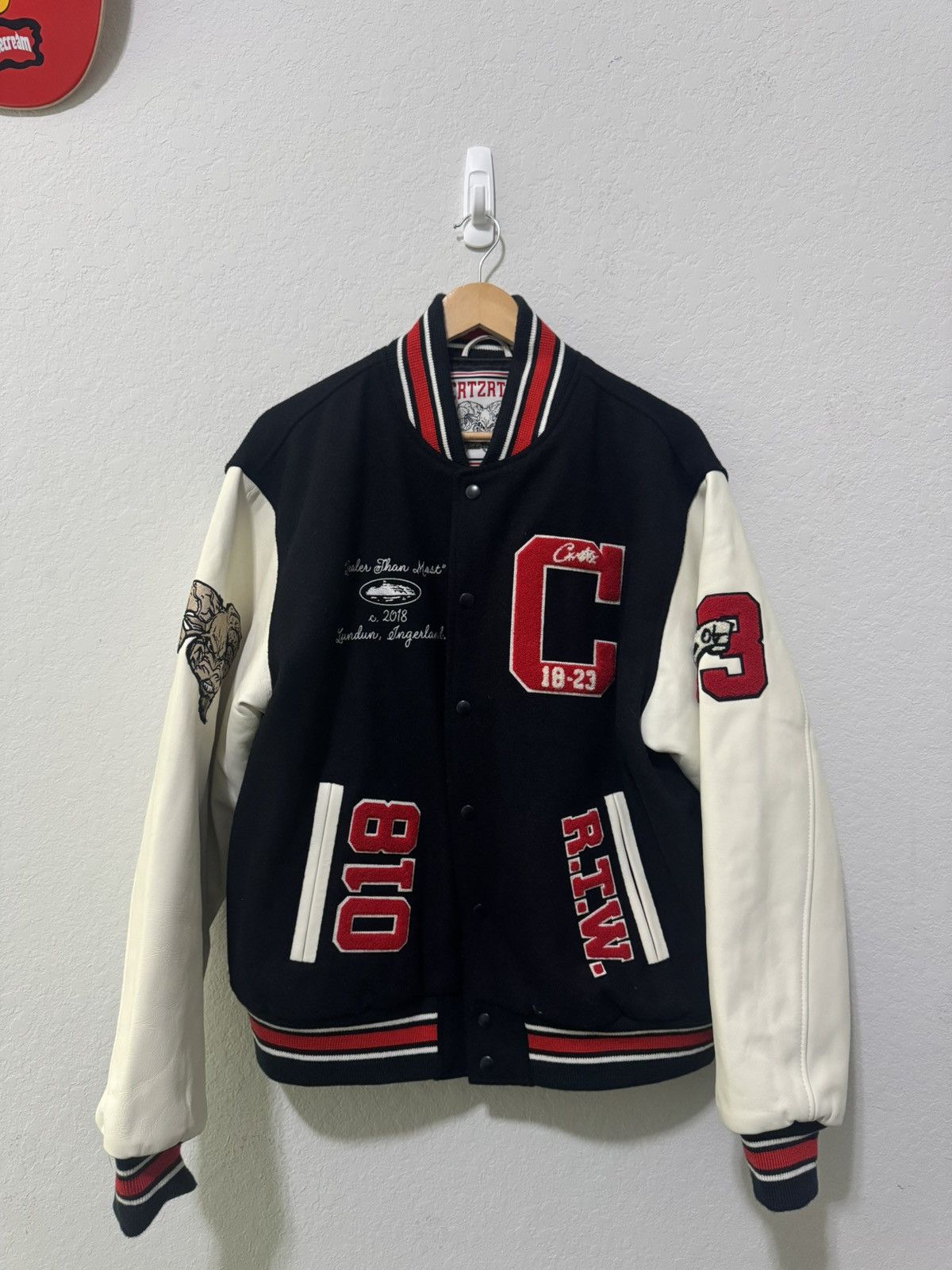 Corteiz Corteiz Goat Varsity Jacket | Grailed