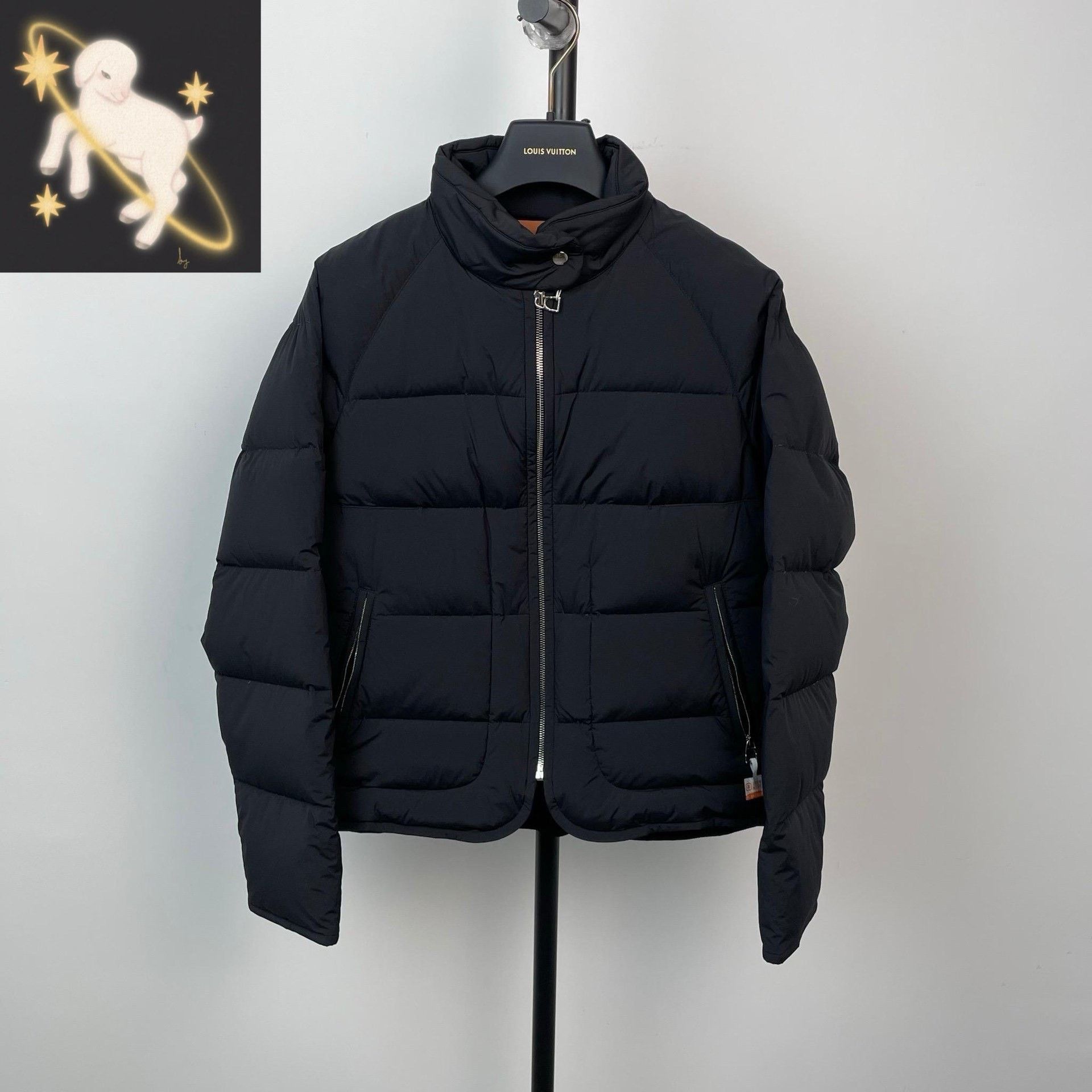 Hermes Hermes Black Heavy Coat L Men Size US L / EU 52-54 / 3 - 1 Thumbnail
