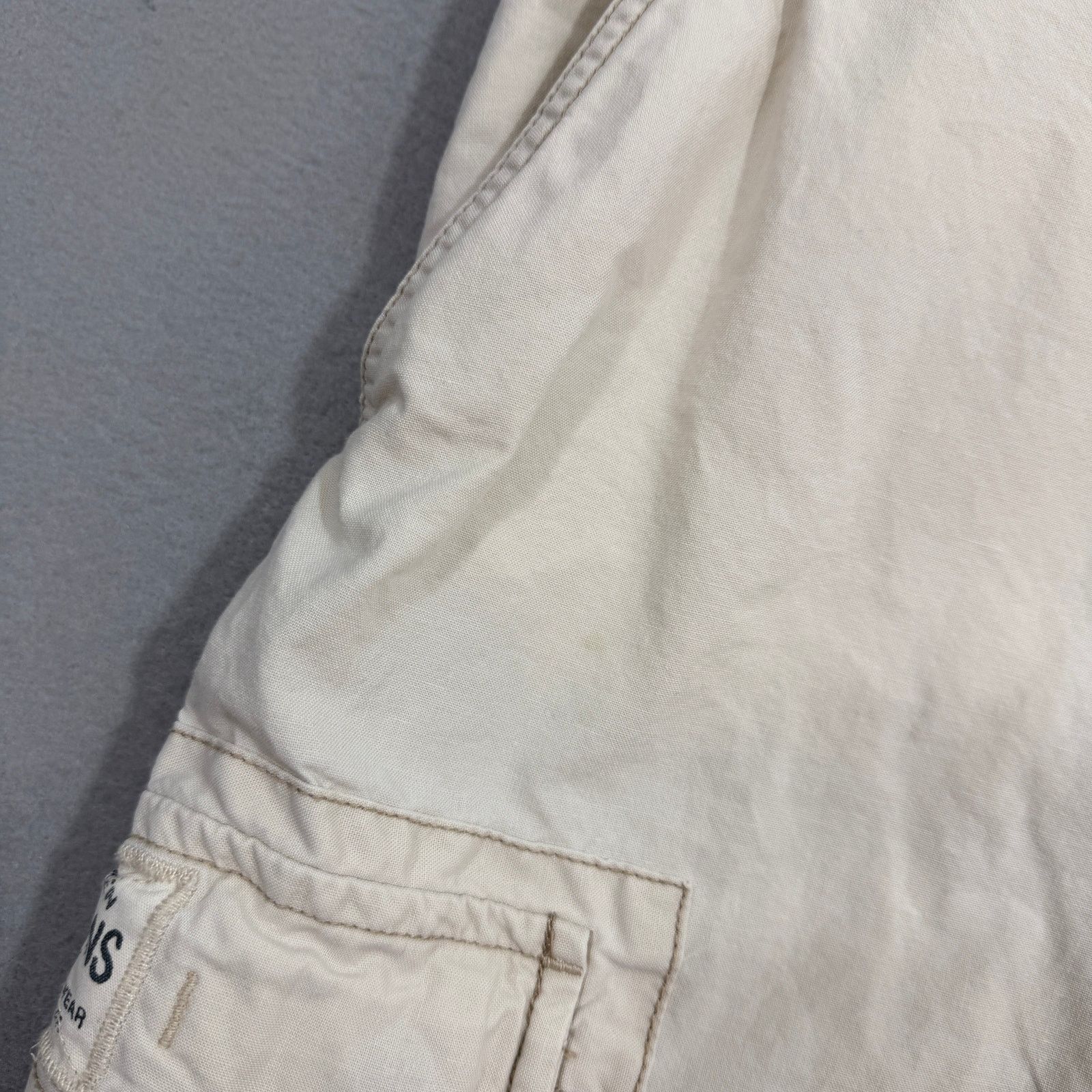 Polo Ralph Lauren Vintage Polo Jean Co Cargo Shorts Men's 34 White 11" Inseam Size US 34 / EU 50 - 4 Thumbnail