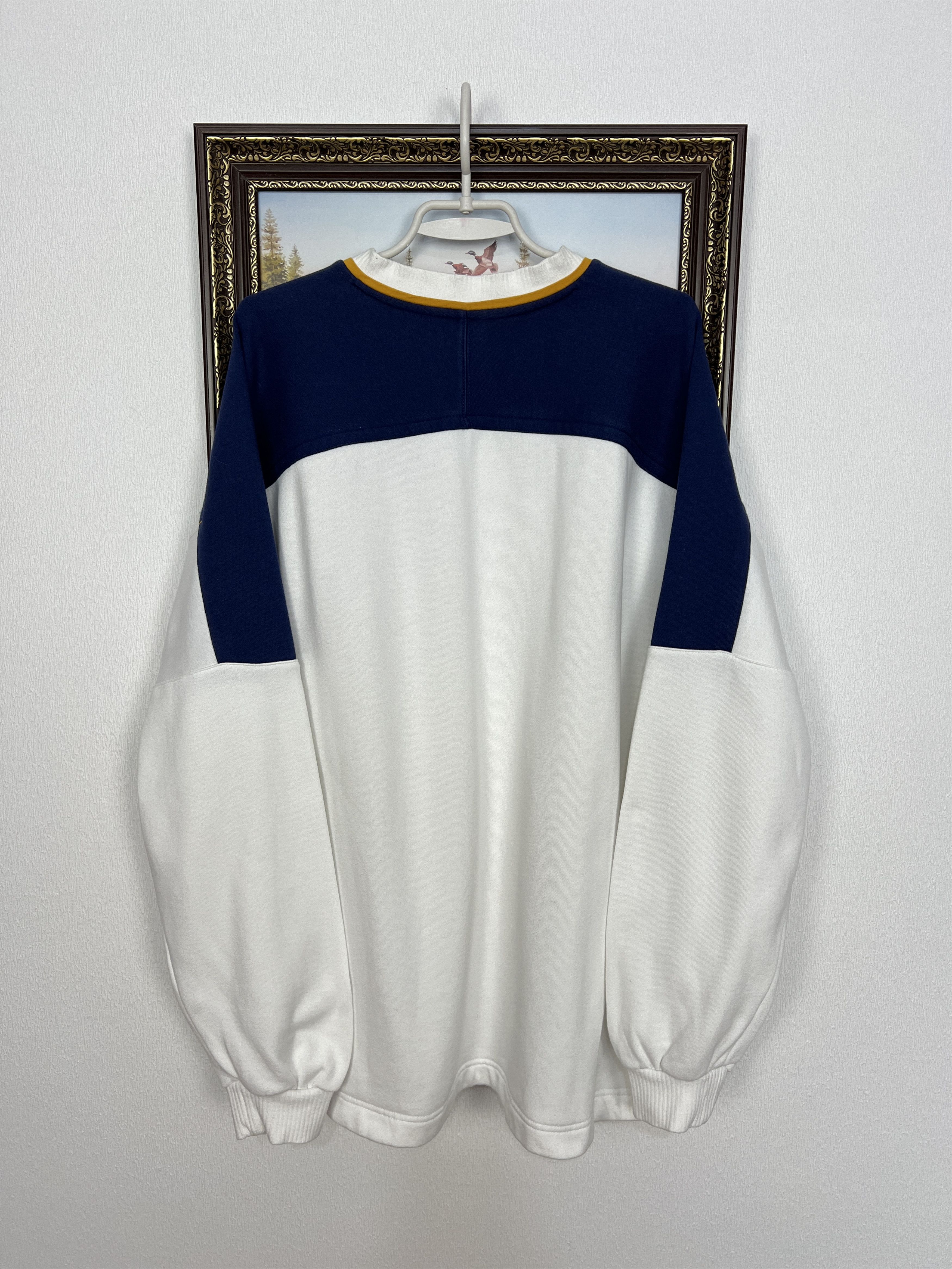 Nike Vintage 90's Nike Sweatshirt Big Logo Swoosh Crewneck Rare Size US XL / EU 56 / 4 - 8 Thumbnail
