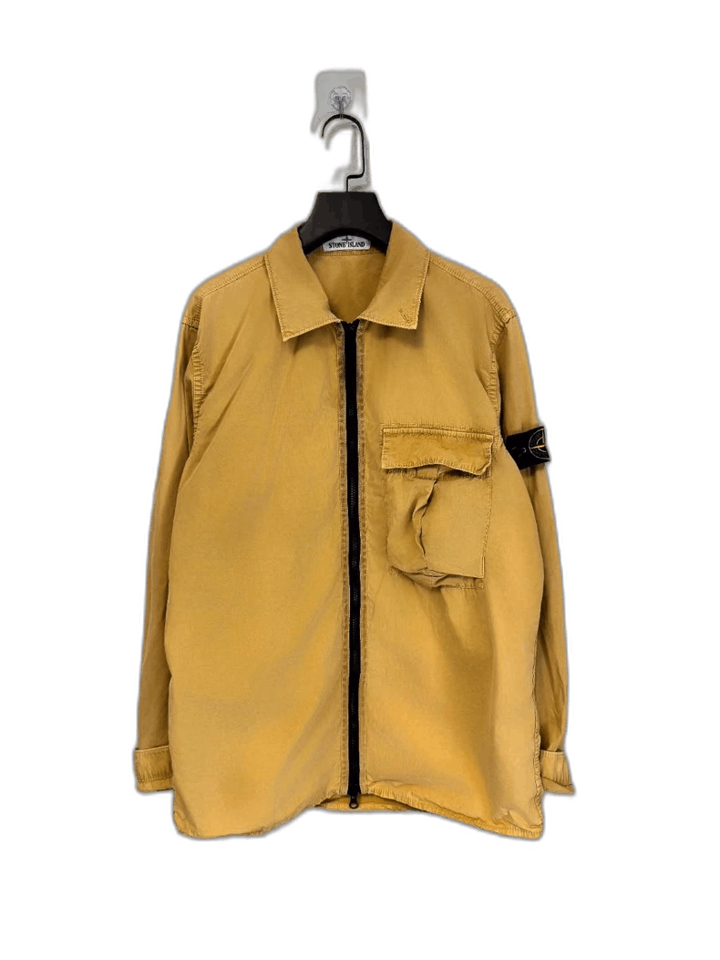Stone Island Stone Island Yellow Pocket Zip Jacket -2506 Size US L / EU 52-54 / 3 - 1 Thumbnail