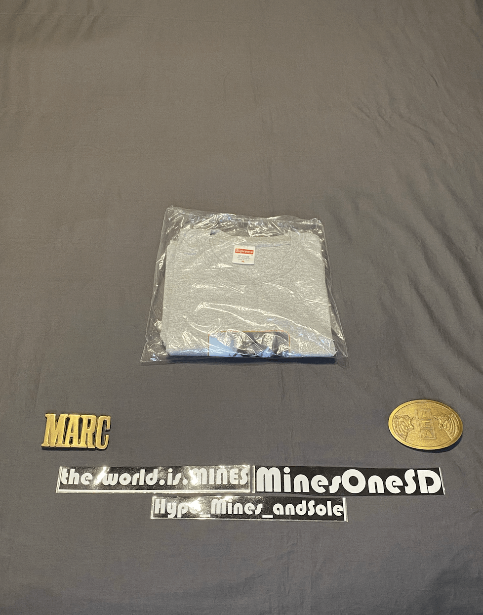 Supreme NWT Supreme Shadow Tee - Heather Grey - XL Size US XL / EU 56 / 4 - 3 Thumbnail