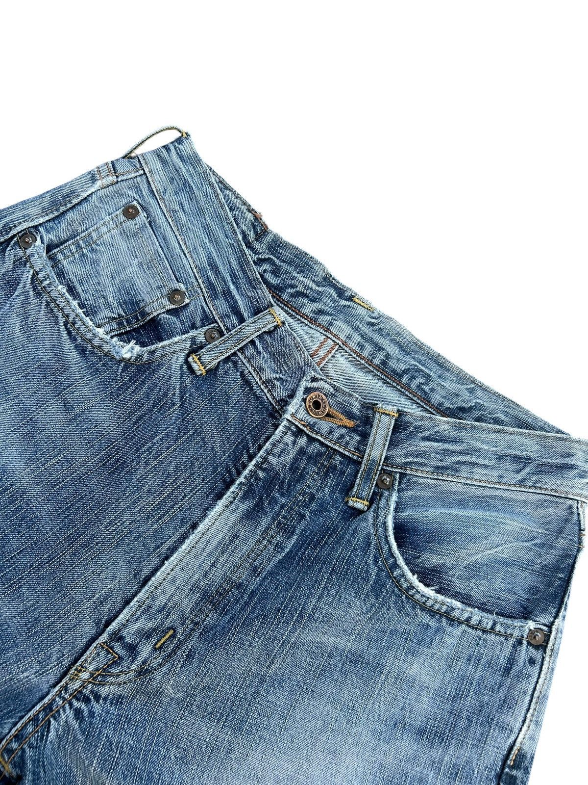 Kapital Vintage Edwin 505zx Selvedge Distressed Denim jeans Size US 29 - 5 Thumbnail