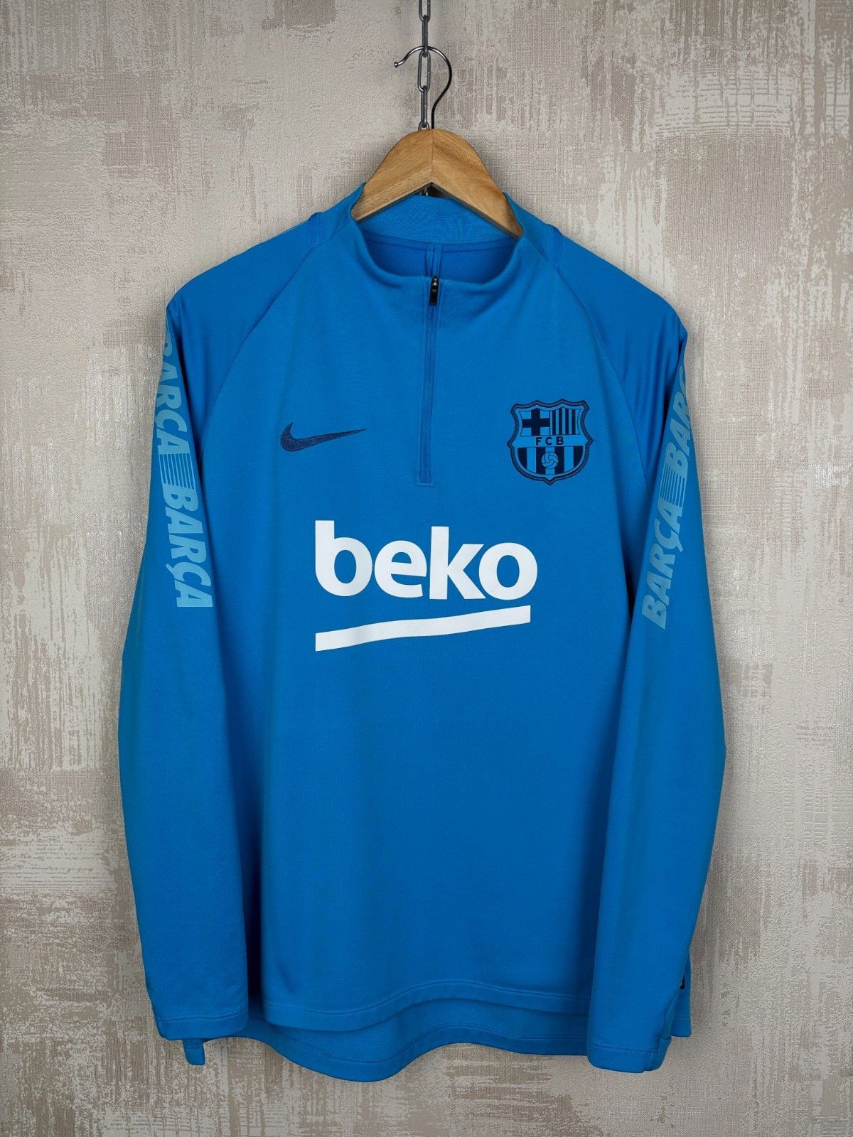Nike Nike FC Barcelona 2018/19 Training Dry Squad Drill Top Size US L / EU 52-54 / 3 - 1 Thumbnail