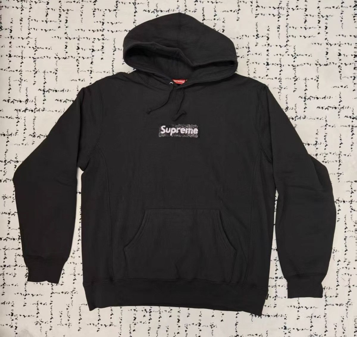 Supreme [XL] Supreme Seoul Box Logo Hooded Sweatshirt Black