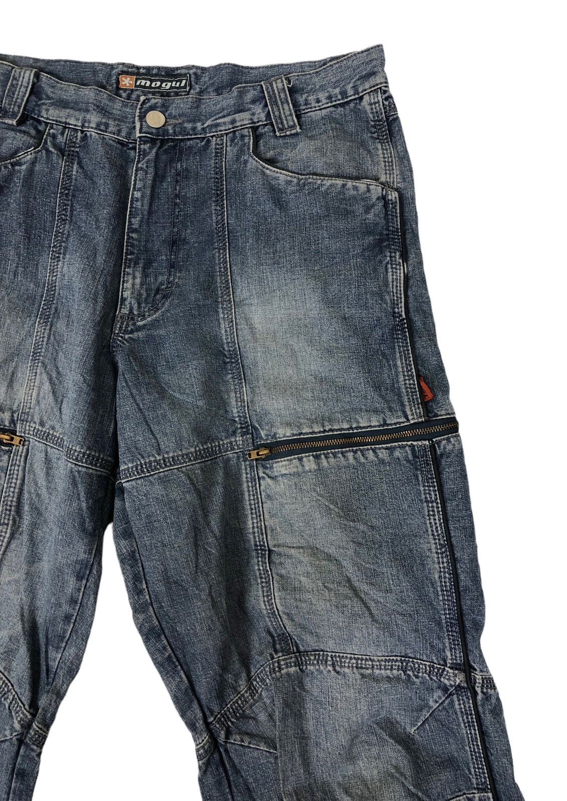 Vintage Japan Brand Mogul Baggy Hip Hop Jeans Size US 33 - 6 Thumbnail
