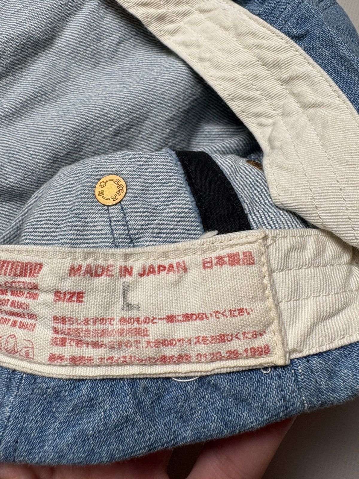 Evisu Evisu Style Craft Denim Flat Hat Size ONE SIZE - 8 Thumbnail