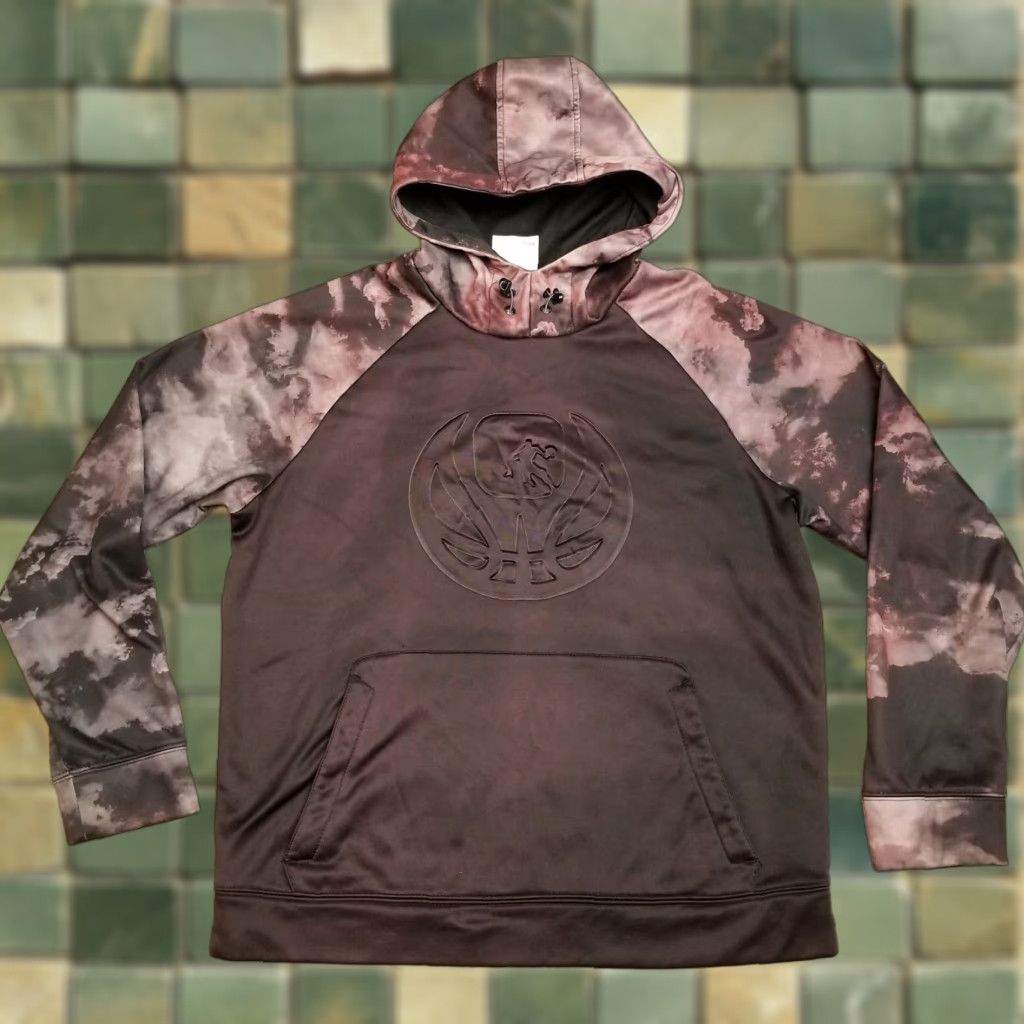 Vintage And1 Hoodie Mens Medium Black Purple Camo Hooded Pullover Sweatshirt Basketball Size US M / EU 48-50 / 2 - 1 Thumbnail