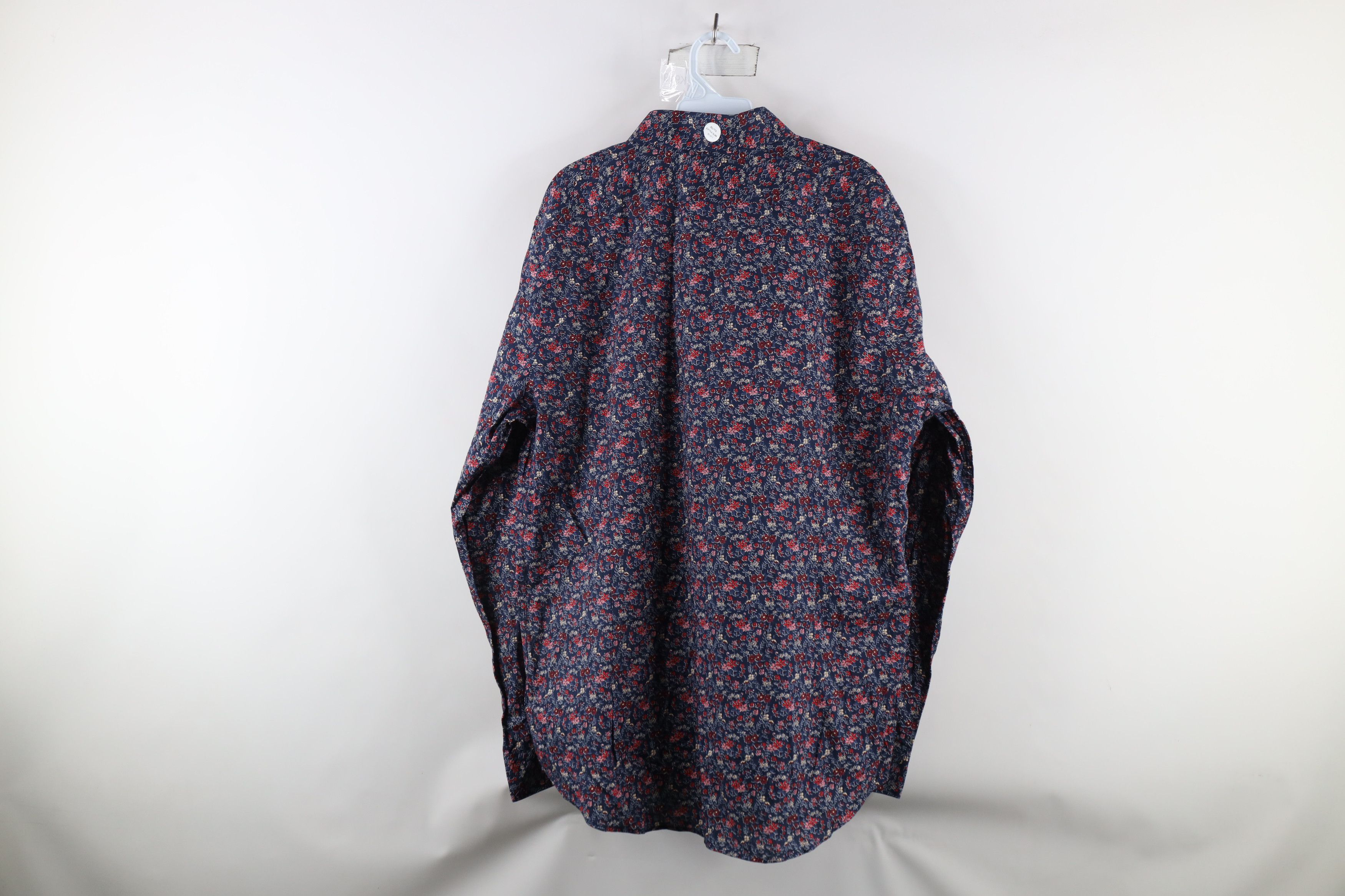 Express × Vintage New Express Fit Rainbow Flower All Over Print Button Shirt Size US XL / EU 56 / 4 - 10 Thumbnail