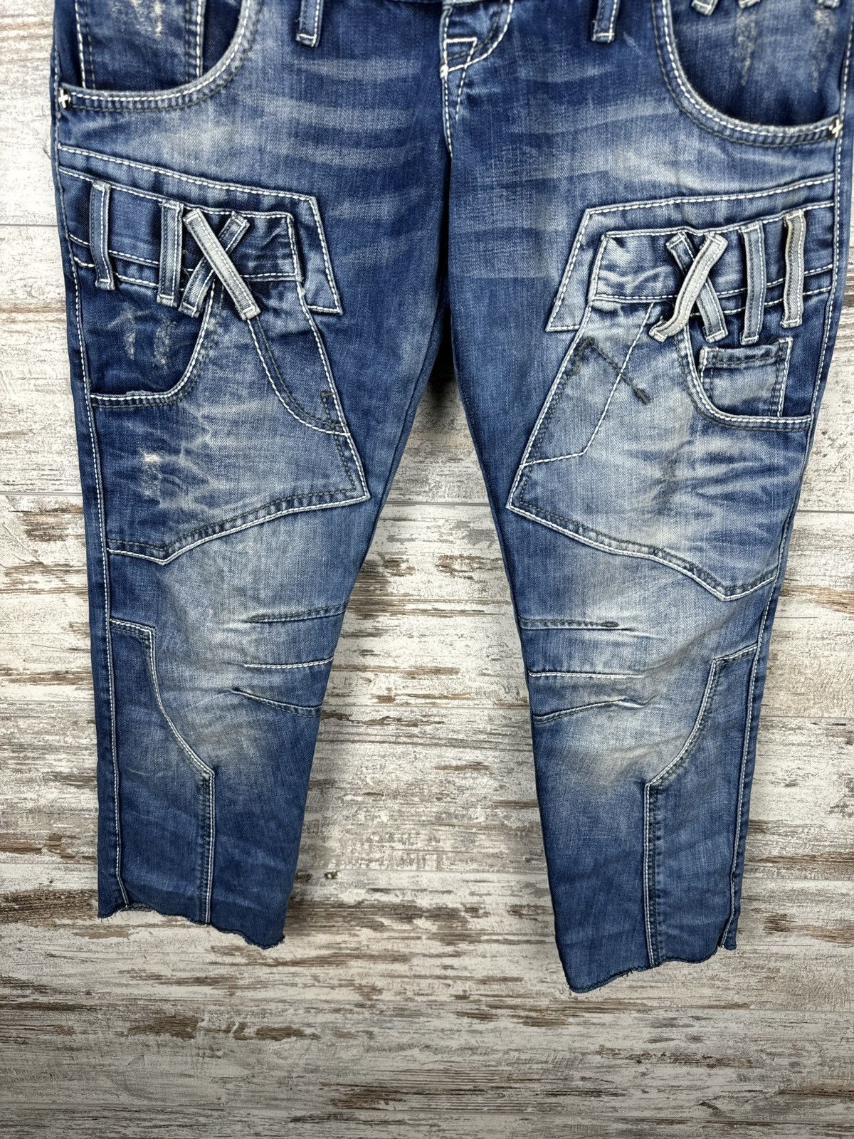 Hysteric Glamour GRAZY Japanese Brand CIPO&BAXX Vintage Y2K Jeans Denim Pants Size US 32 / EU 48 - 3 Thumbnail