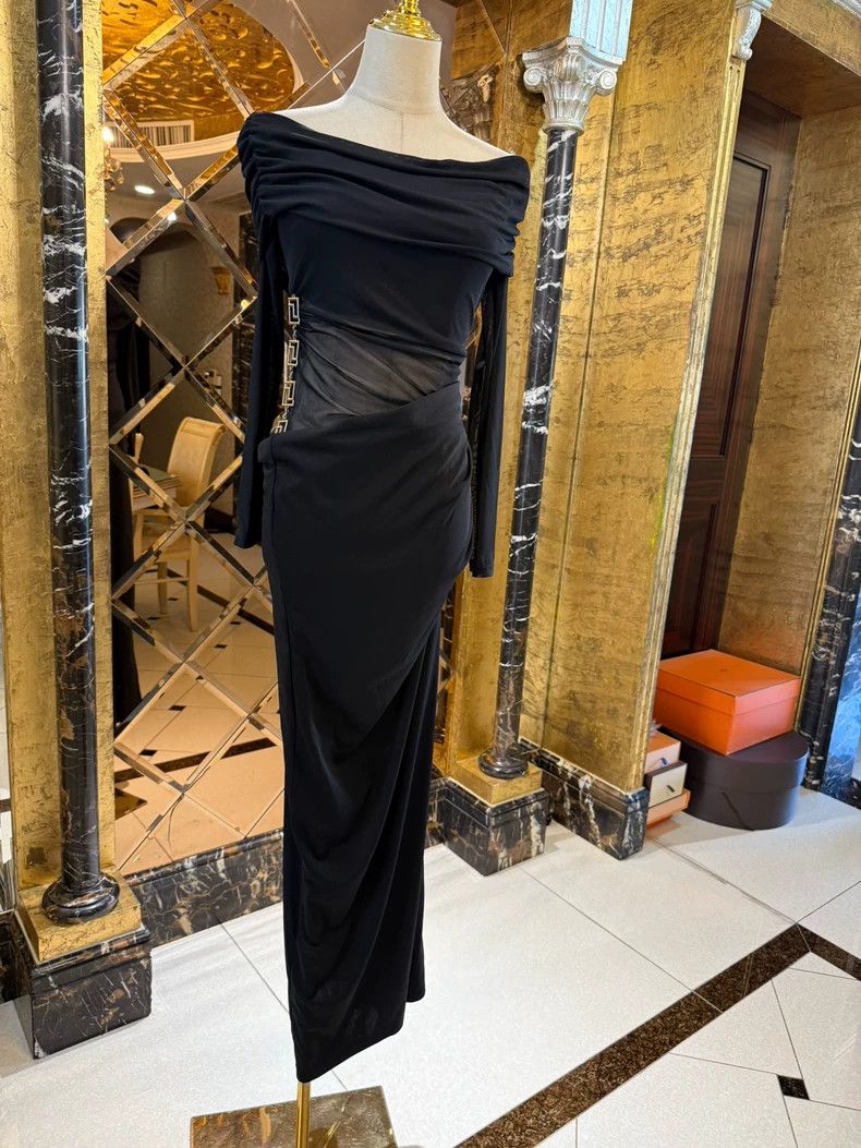 Versace Versace One-shoulder mesh patchwork dress Size M / US 6-8 / IT 42-44 - 7 Thumbnail