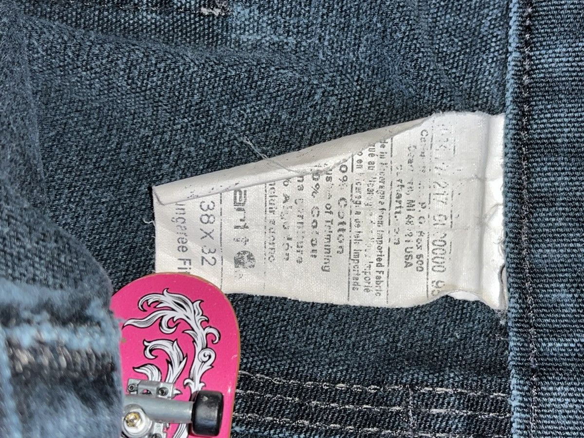 Vintage Crazy Y2K Faded Thrashed ERD Skater Wide Leg Carhartt Pants Size US 38 / EU 54 - 6 Thumbnail