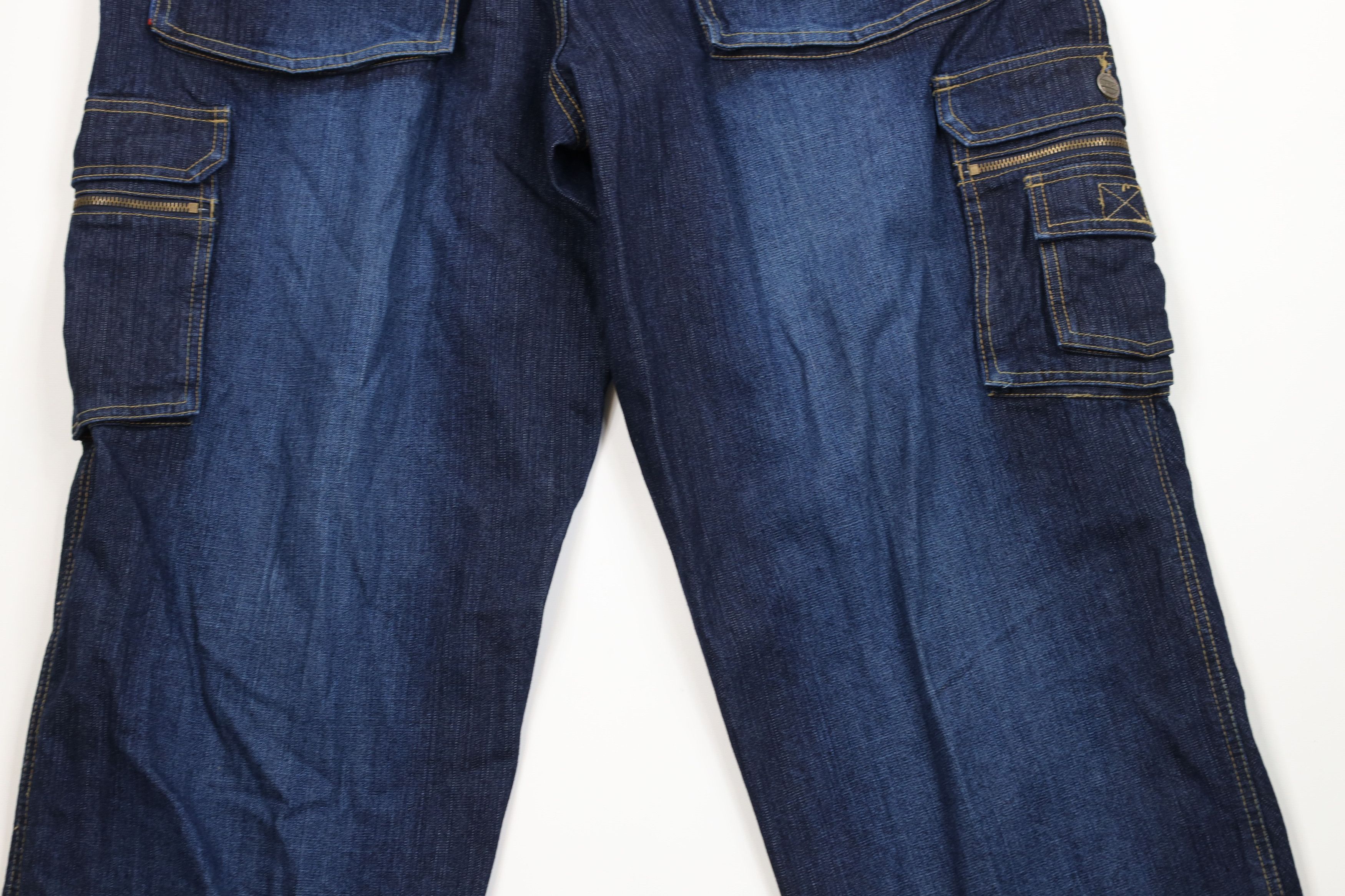 Vintage Vintage 90s Y2K Streetwear Baggy Wide Leg Cargo Denim Jeans Size US 40 / EU 56 - 10 Thumbnail