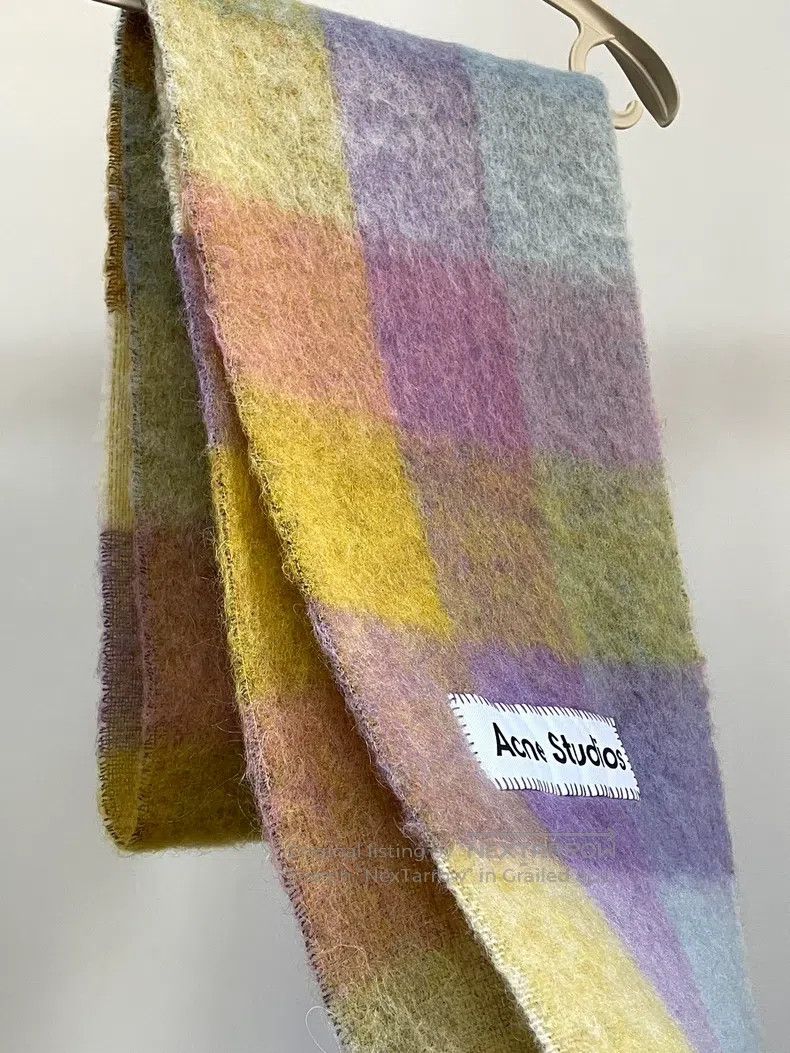 Acne Studios Acne Studios Mohair Scarf with Fringe Size ONE SIZE - 6 Thumbnail