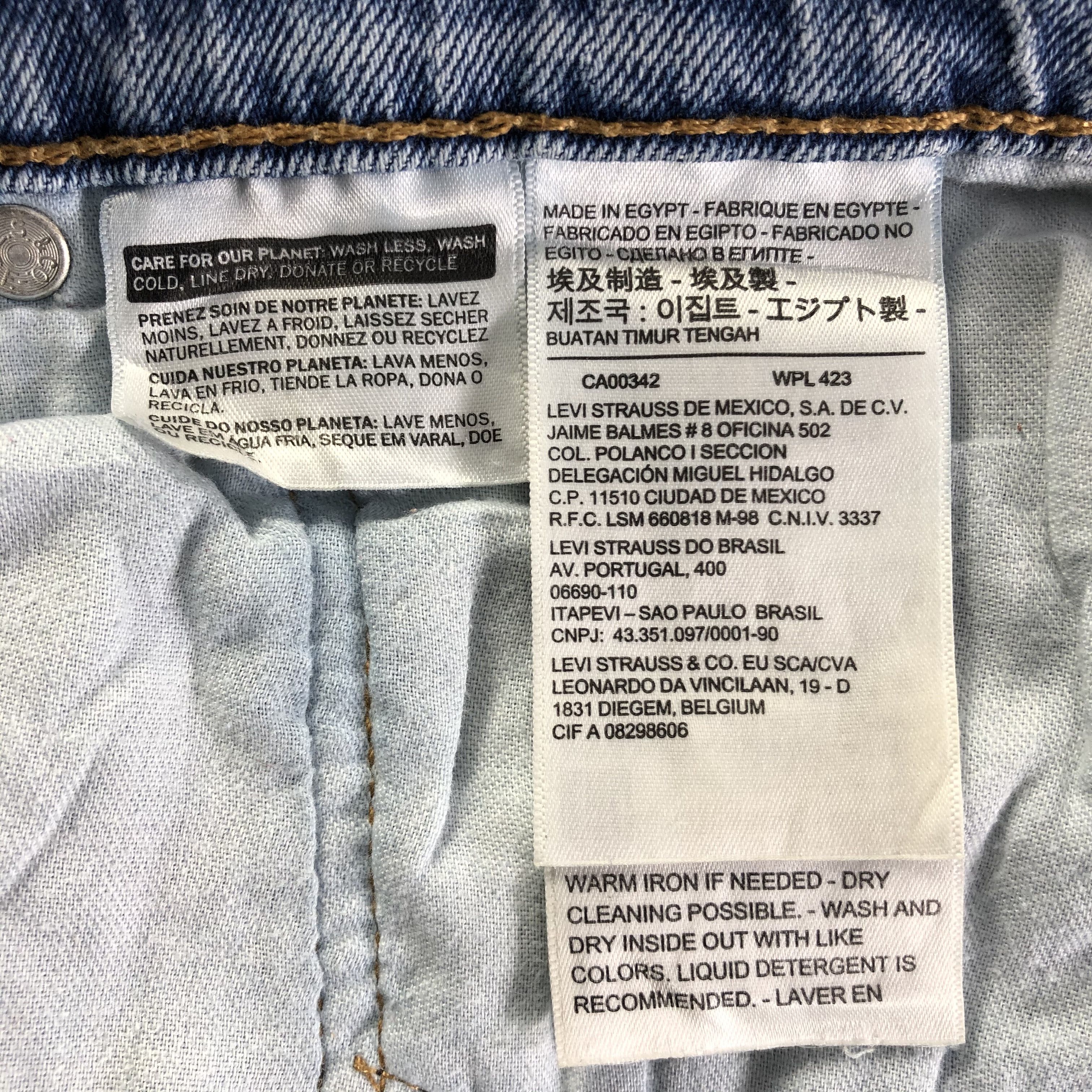 Levi's Vintage Light Wash Levis 541 Jeans-J4478 Size US 34 / EU 50 - 9 Thumbnail