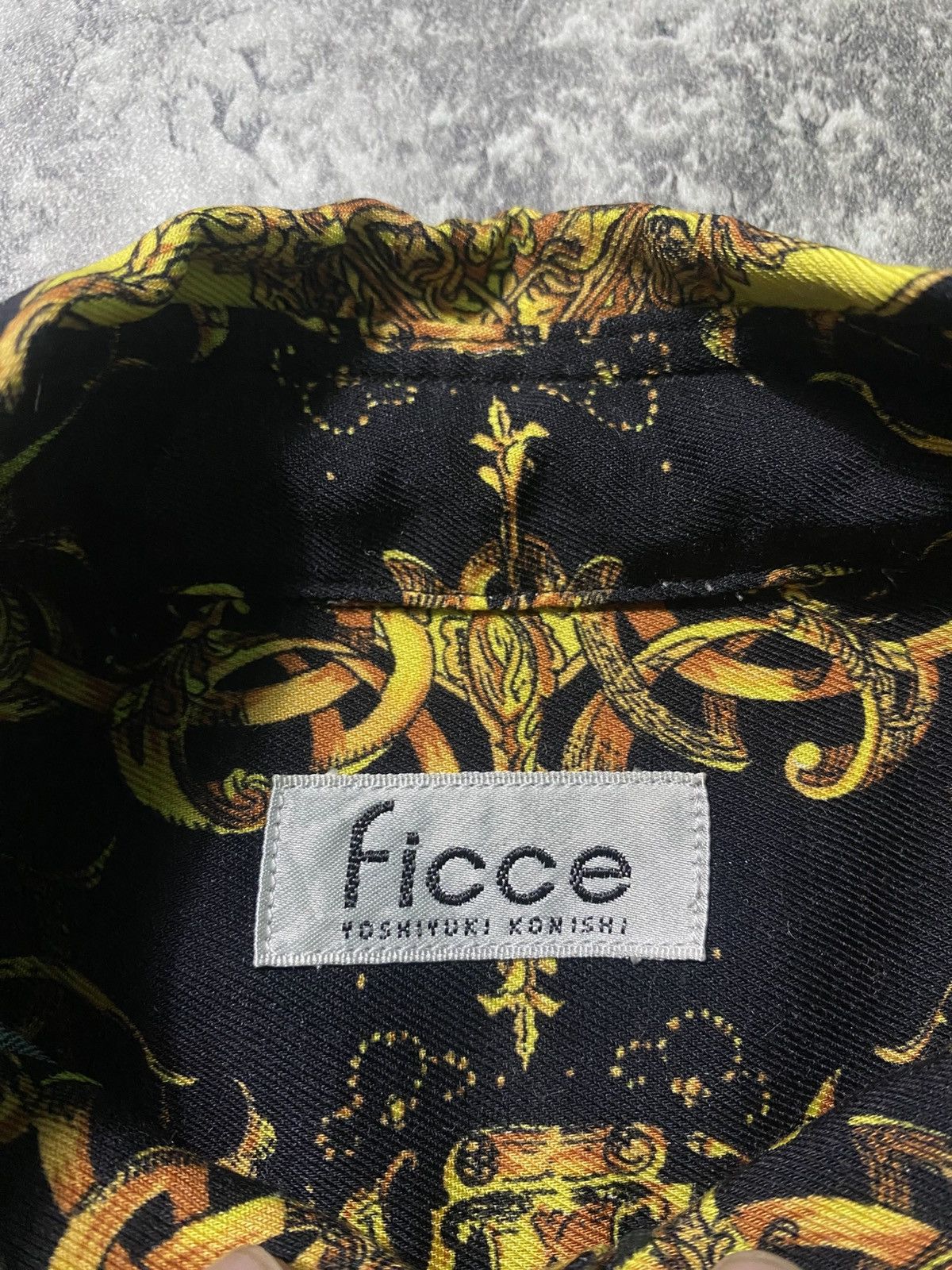 Yoshiyuki Konishi Ficce Yoshiyuki Konishi Japanese Designer Print Shirt Size US L / EU 52-54 / 3 - 6 Thumbnail