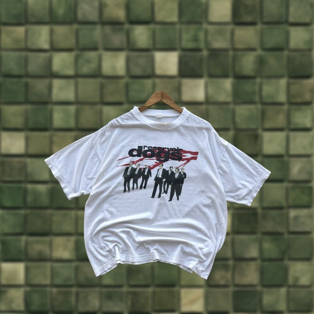 Vintage VINTAGE Reservoir Dogs 1992 Quentin Tarantino Movie T-Shirt XL White 90s City Classic Retro 90s Tarantino Movie Merch Mens Shirt Size US XL / EU 56 / 4 - 1 Thumbnail