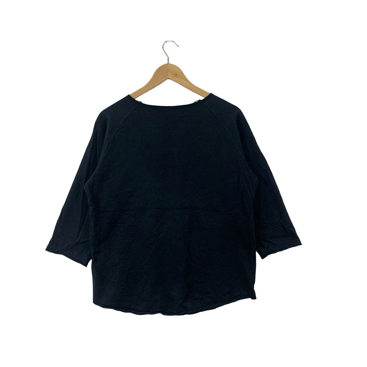 URBAN RESEARCH DOORS URBAN RESEARCH Black 3/4 Sleeve T-Shirt Size Japan Size M / US 6-8 / IT 42-44 - 6 Thumbnail