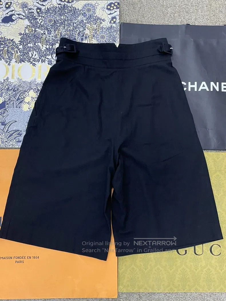 Hermes Hermes Black Casual Five-Quarter Pants Size 26" / US 2 / IT 38 - 2 Thumbnail