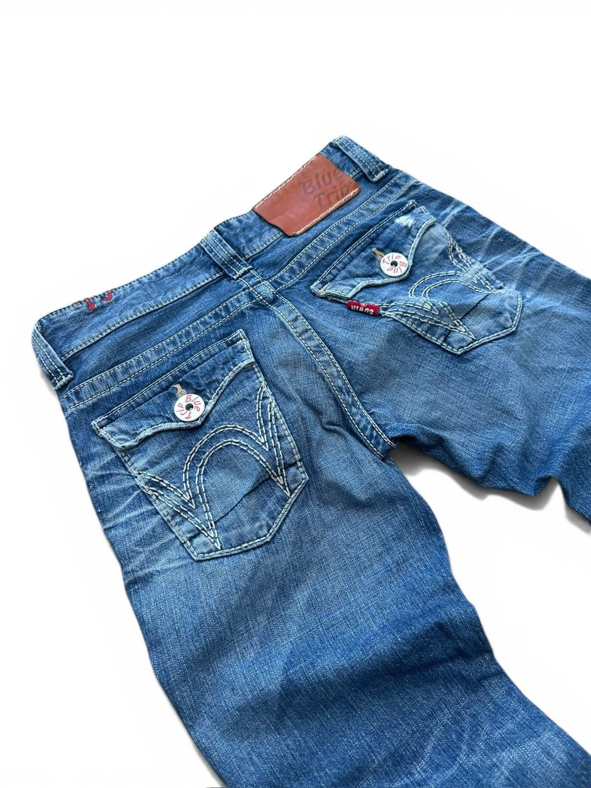Edwin Y2k Edwin Blue Trip Denim Size 31" - 6 Thumbnail