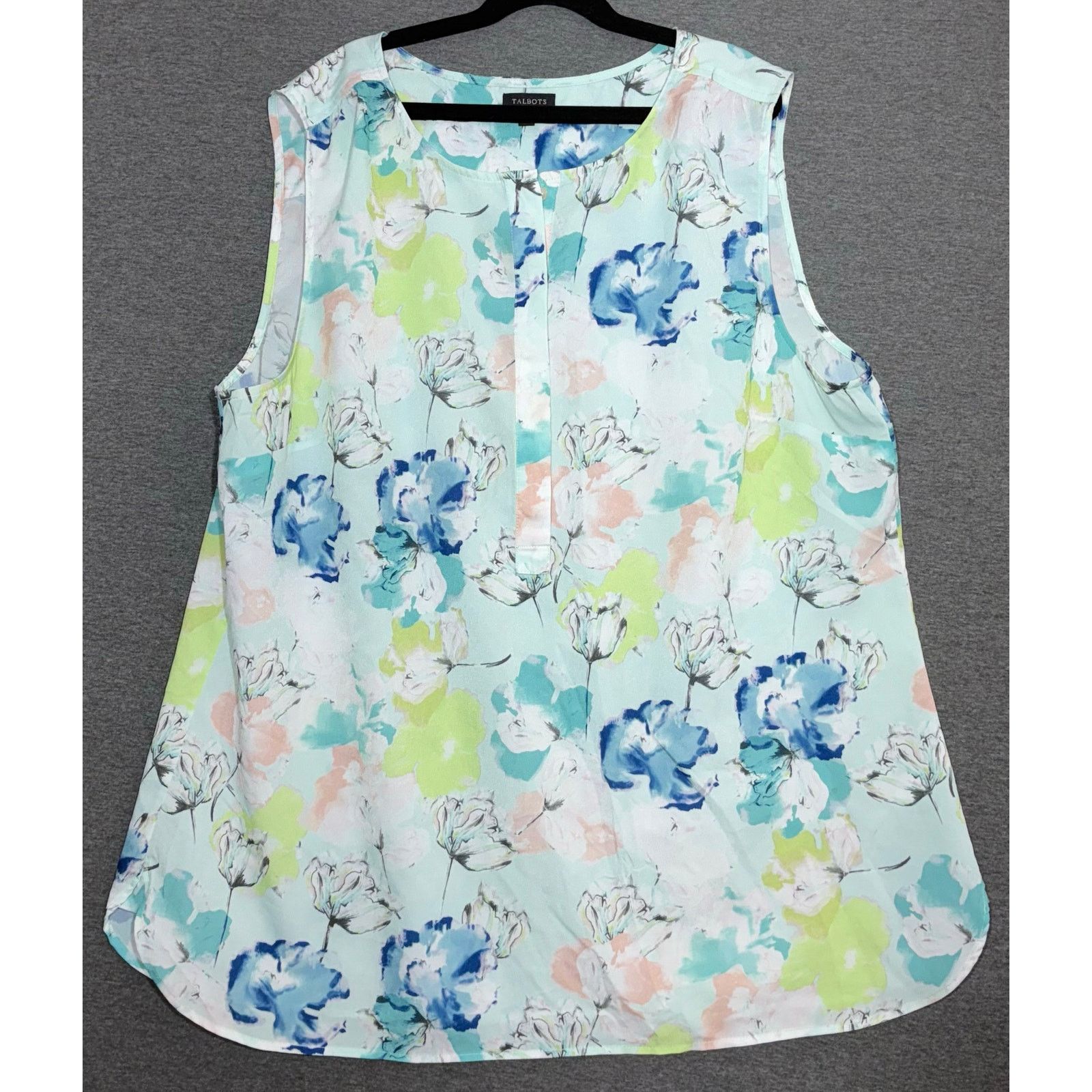Other Talbots | Watercolor Sleeveless Top Lightweight | 16 Size XXL / US 16-18 / IT 52-54 - 1 Thumbnail