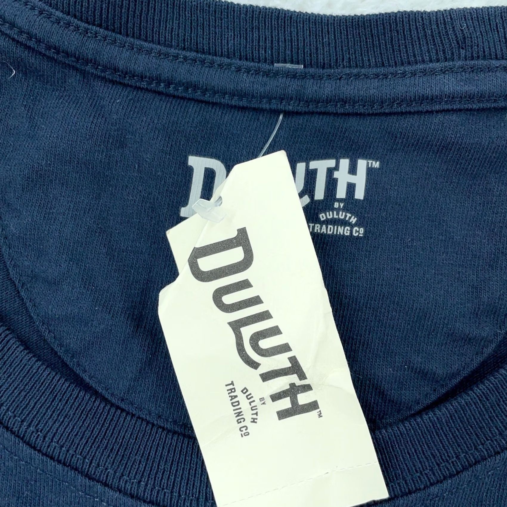 Vintage Duluth Trading L/S Longtail Tee Shirt Mens 3XL Navy Single Pocket Relaxed Fit Size US XXL / EU 58 / 5 - 3 Thumbnail