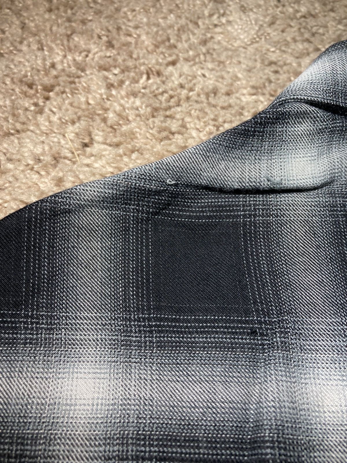Celine SS19 Celine Shadow Plaid Western Shirt Viscose 2019 Hedi 37 Size US S / EU 44-46 / 1 - 12 Thumbnail