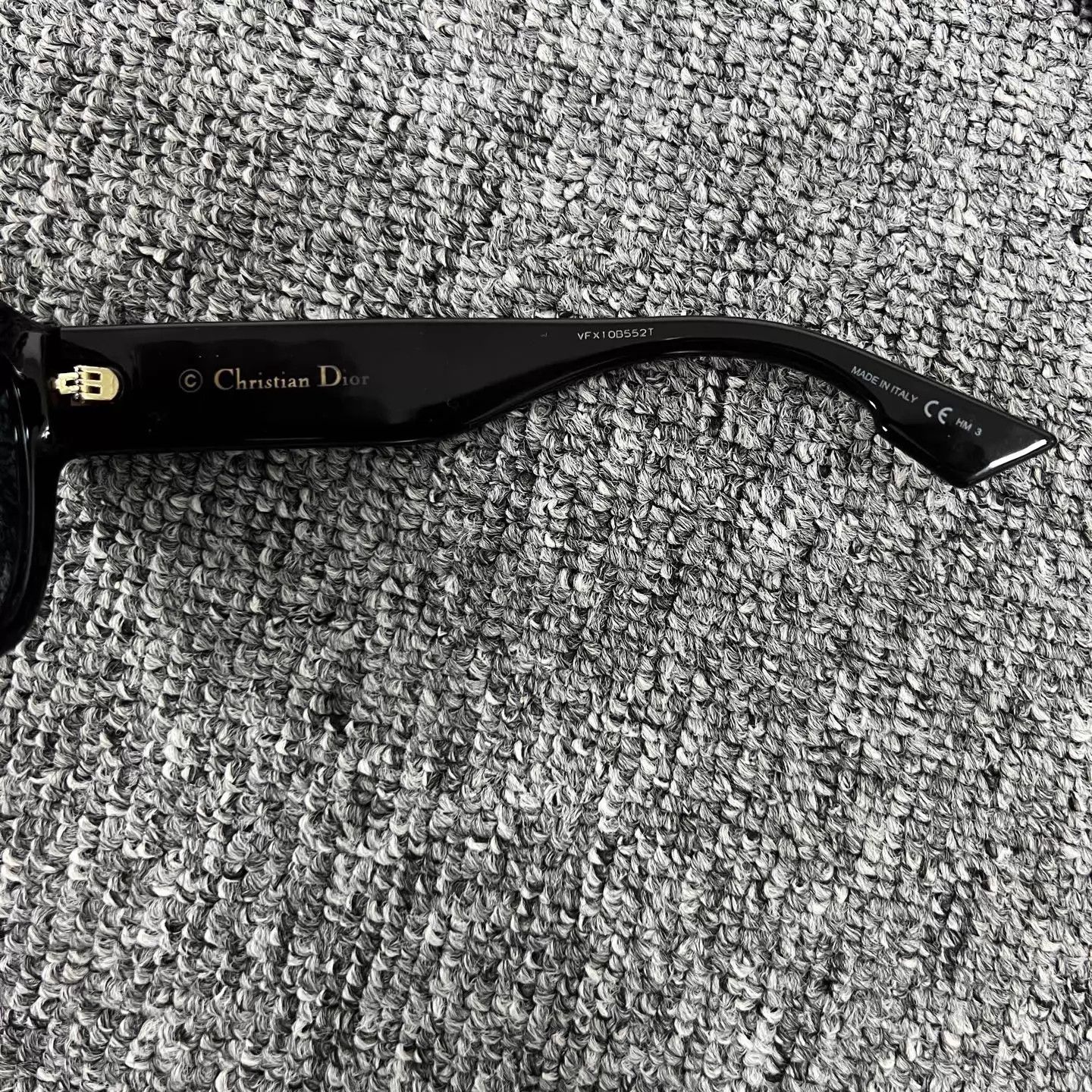 Dior Dior CD Logo Black Gold Sunglasses 99 New Size ONE SIZE - 4 Thumbnail