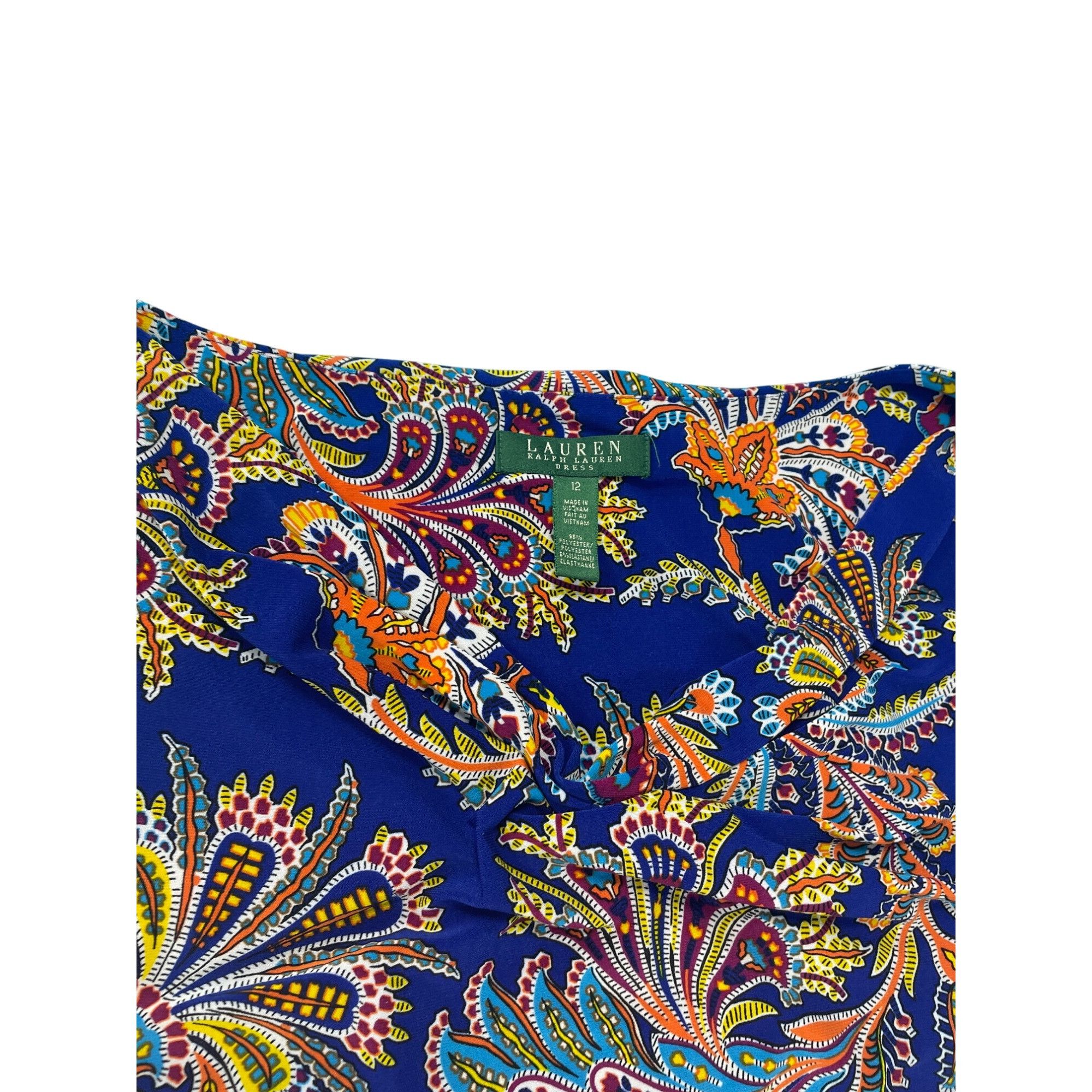 Ralph Lauren Lauren Ralph Lauren womans sleeveless blue paisley slip on d Size XL / US 12-14 / IT 48-50 - 5 Thumbnail