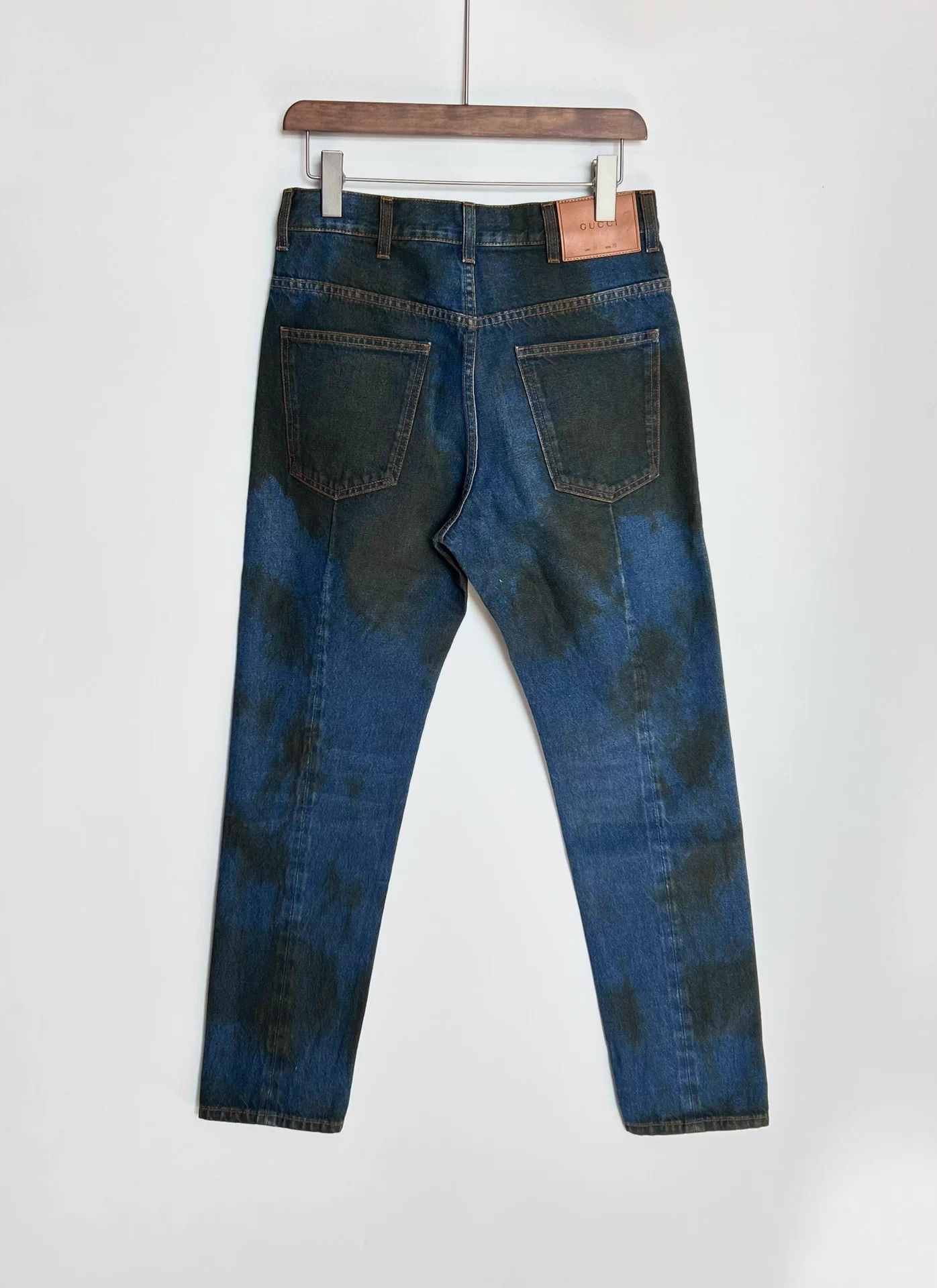 Gucci Gucci Rendered Denim Jeans - New w/ Tags & Bag Size 29" - 2 Thumbnail